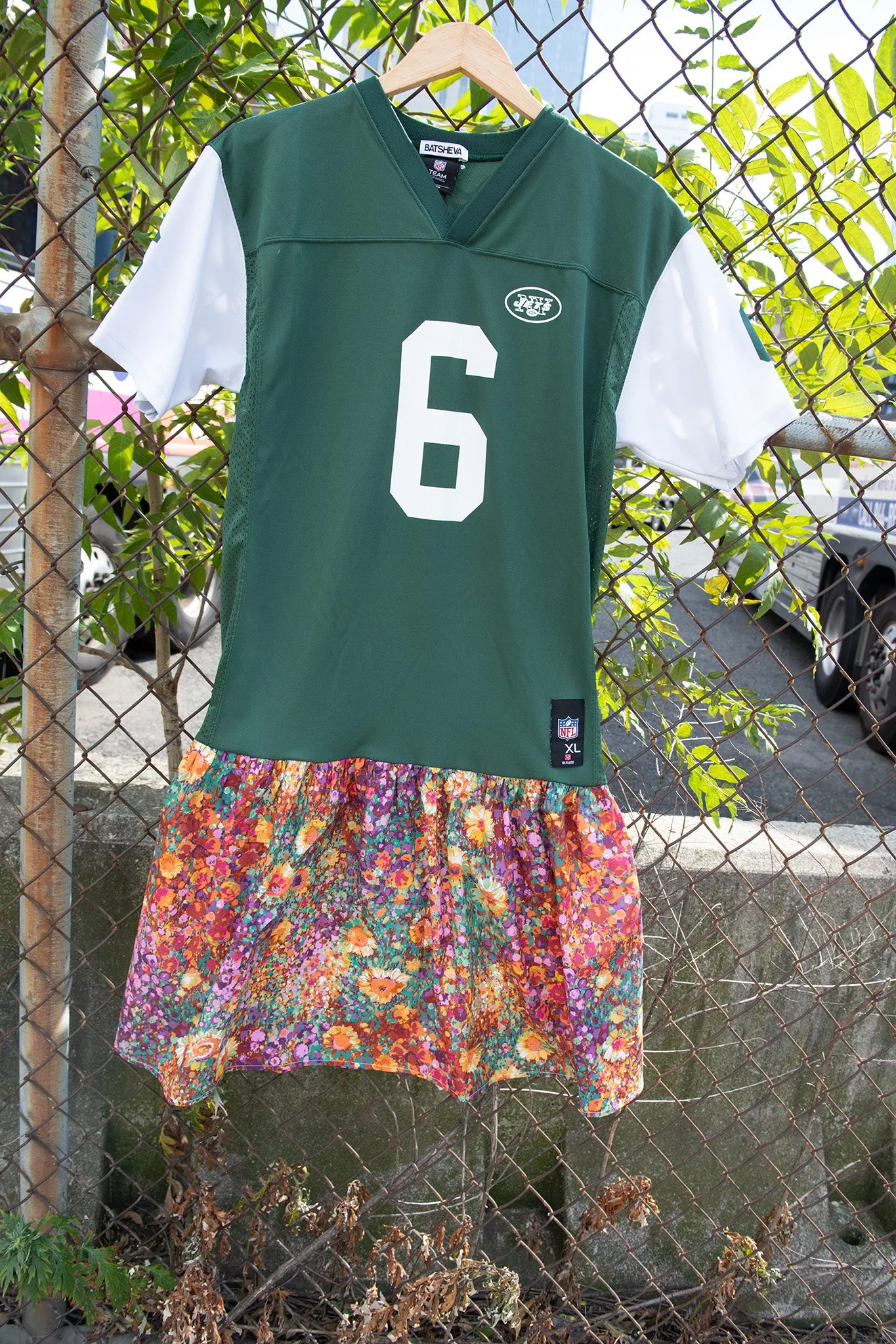 One-of-a-Kind Vintage NY Jets Jersey Dress sold by Batsheva product image thumbnail 3