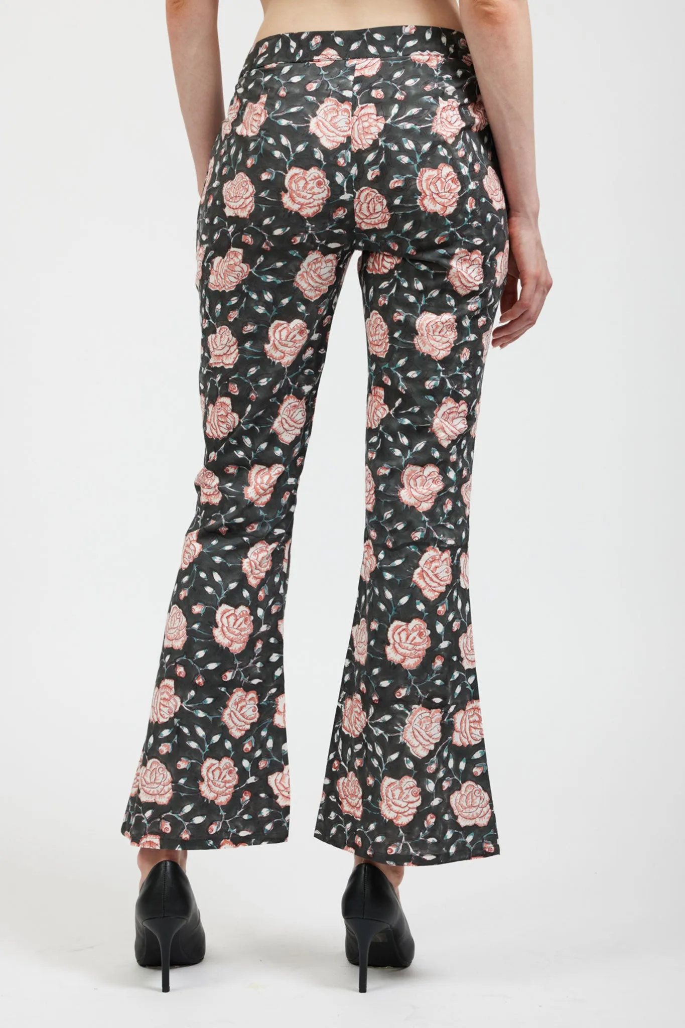 Lawyer Pant in Black Watercolor Floral sold by Batsheva product image thumbnail 5