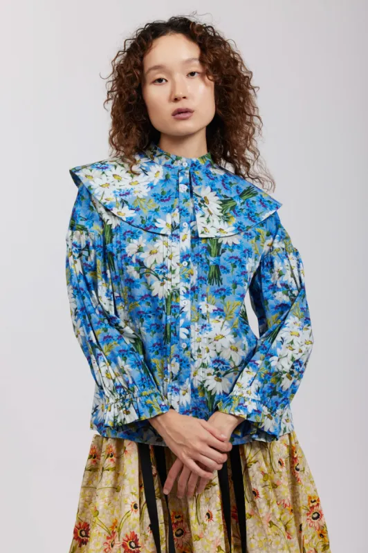 Laura Ashley x BATSHEVA Swansea Blouse in Mirfield sold by Batsheva