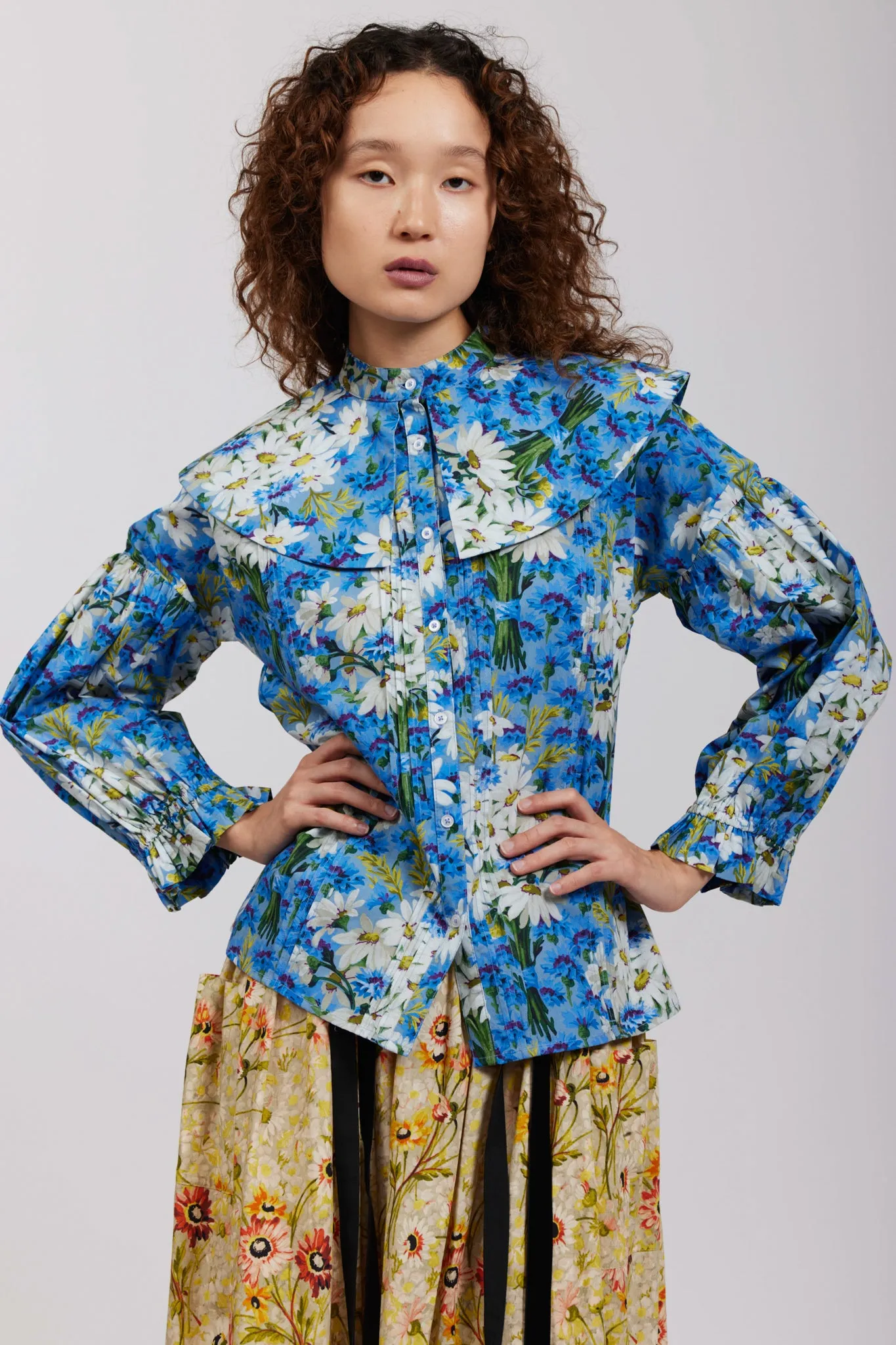 Laura Ashley x BATSHEVA Swansea Blouse in Mirfield sold by Batsheva product image thumbnail 3