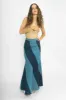 Cera Skirt in Blue Denim sold by Batsheva