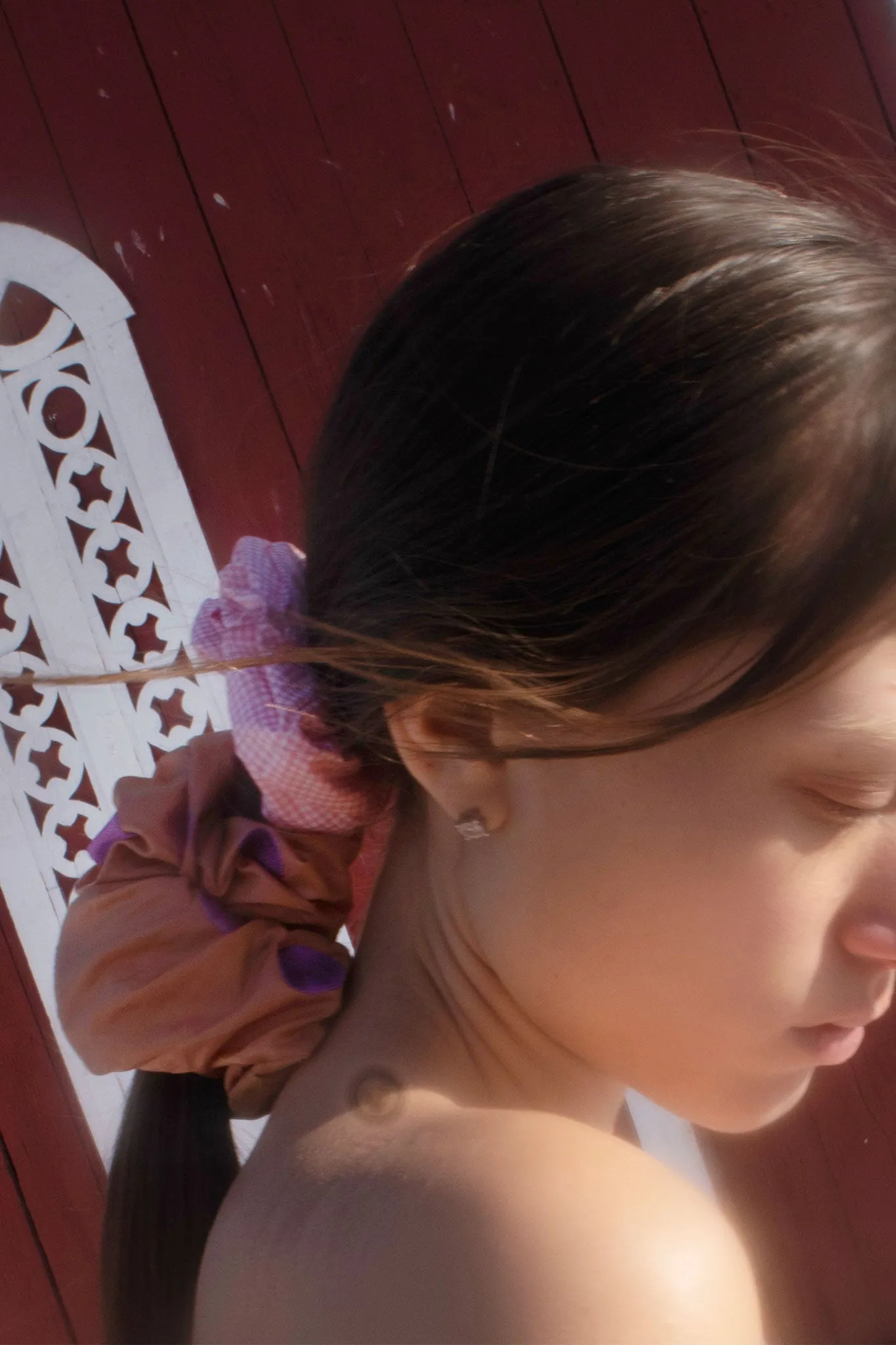Scrunchie in Pink Gingham sold by Batsheva product image thumbnail 2