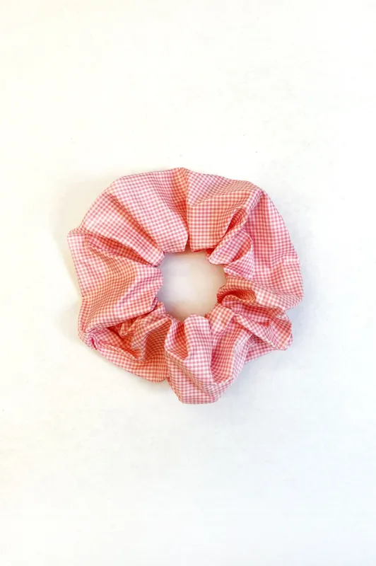 Scrunchie in Pink Gingham sold by Batsheva
