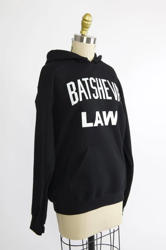 BATSHEVA Law Hoodie in Black made by Batsheva