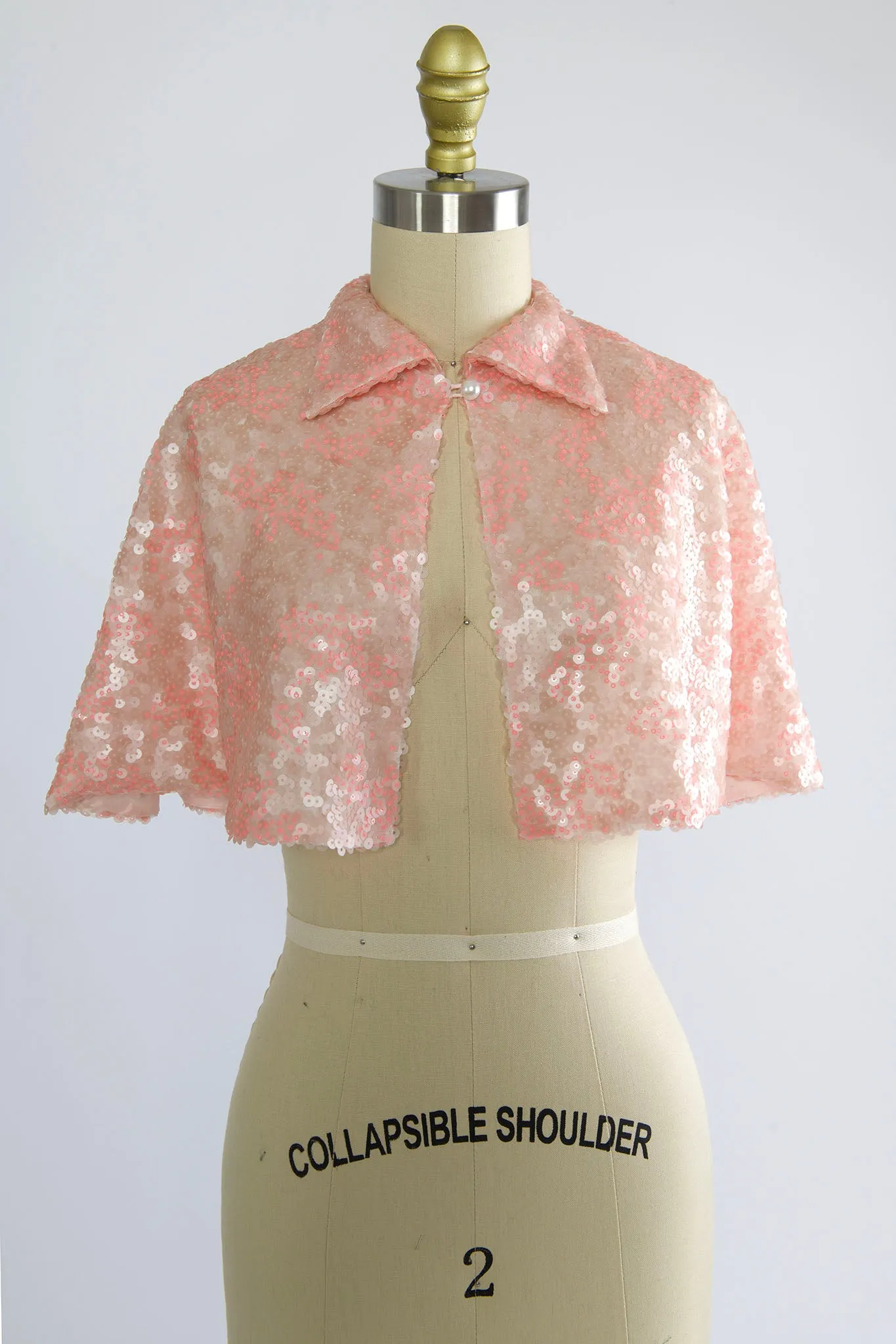 Synergy Cape in Pink Sequin sold by Batsheva