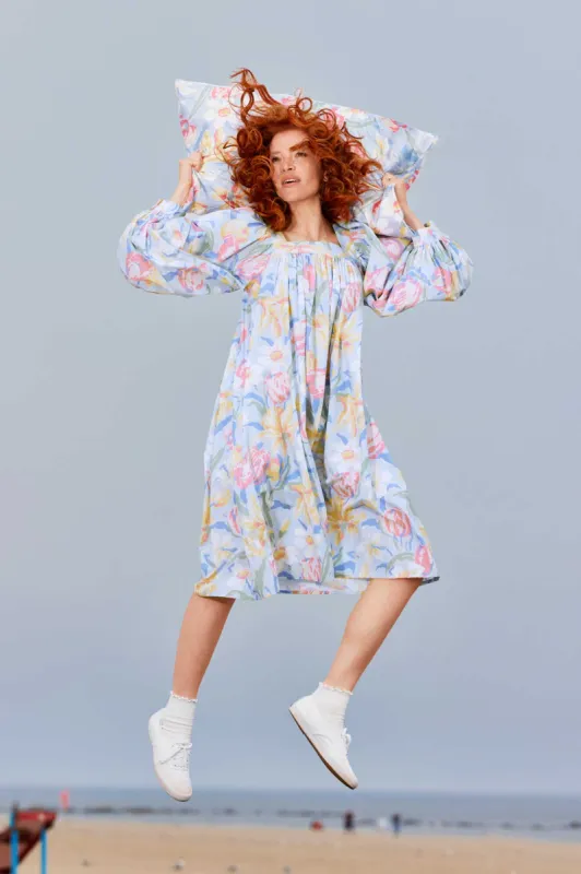 Laura Ashley x BATSHEVA Beaumaris Dress in Tulips sold by Batsheva