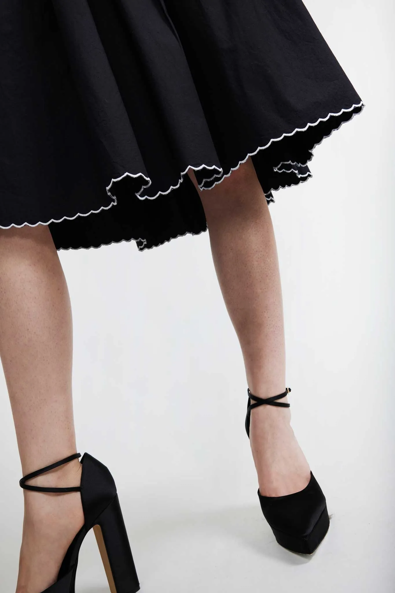 Smocked Skirt in Black sold by Batsheva product image thumbnail 4