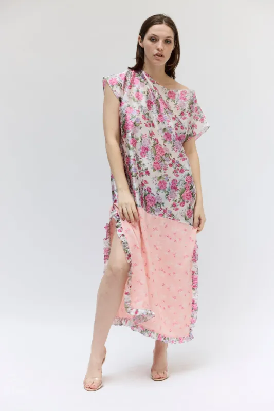 Caftan in Vintage Iridescent Floral made by Batsheva