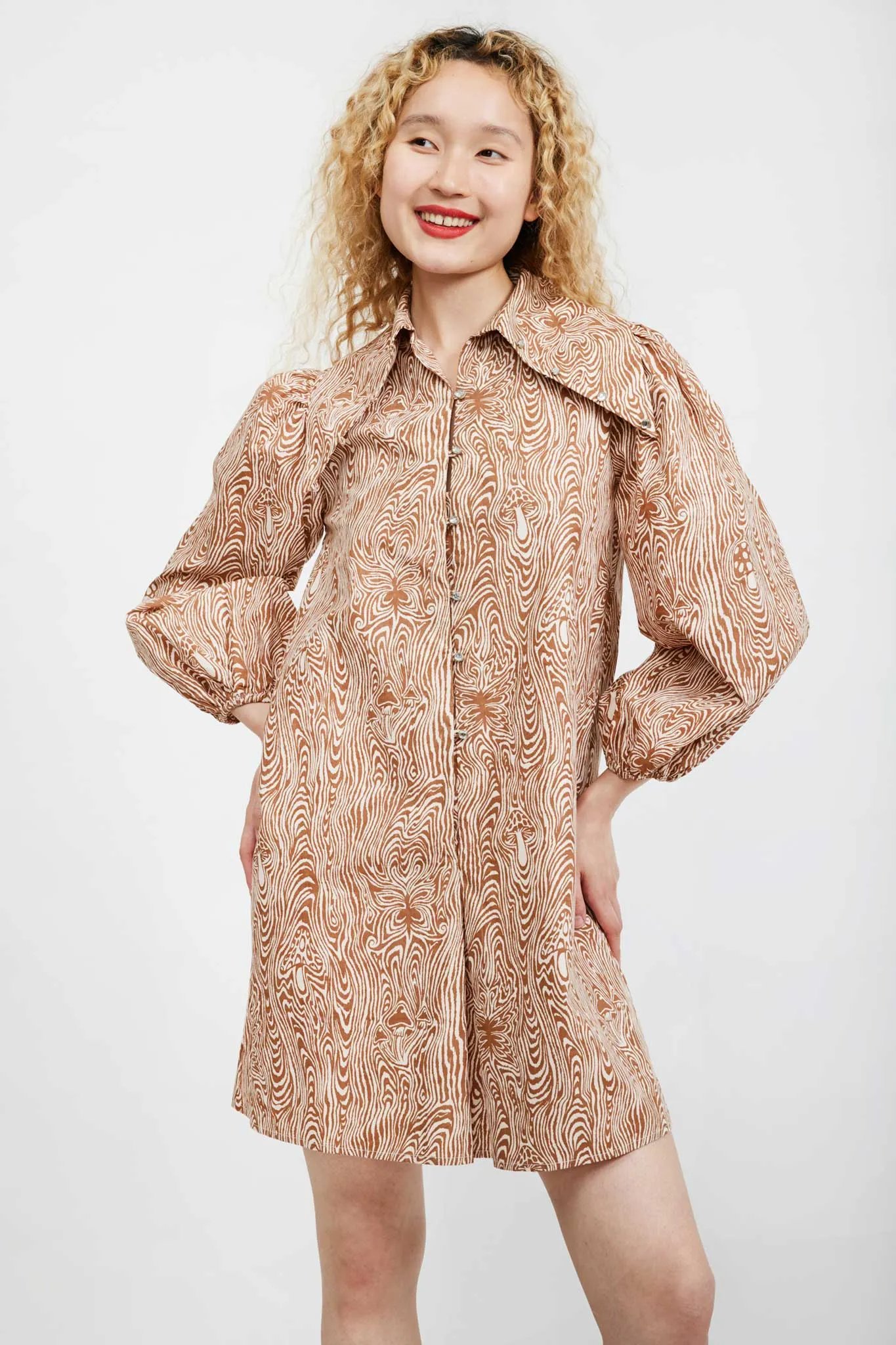 Robin Dress in Woodgrain Fantasy sold by Batsheva product image thumbnail 3