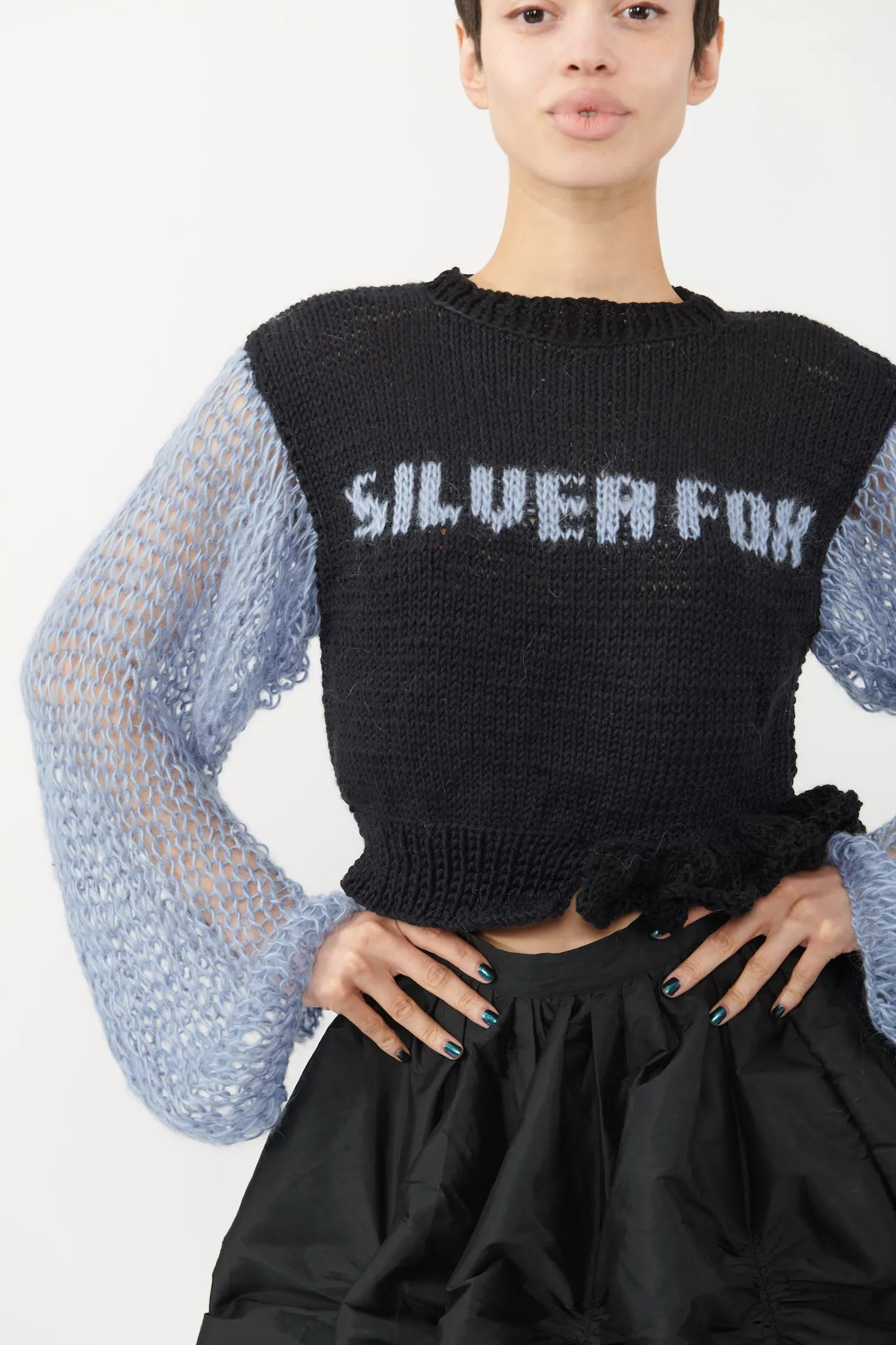 Silver Fox Hand Knit Sweater sold by Batsheva product image thumbnail 3