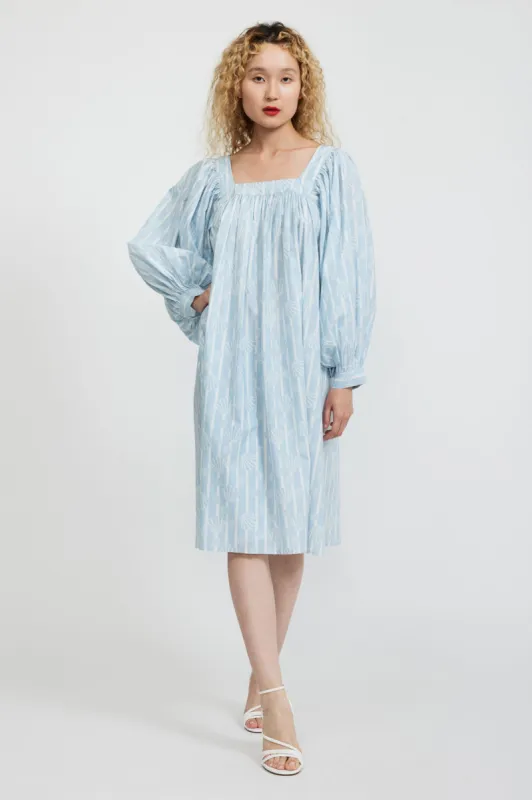 Laura Ashley x BATSHEVA Beaumaris Dress in Honningtoft Shells sold by Batsheva