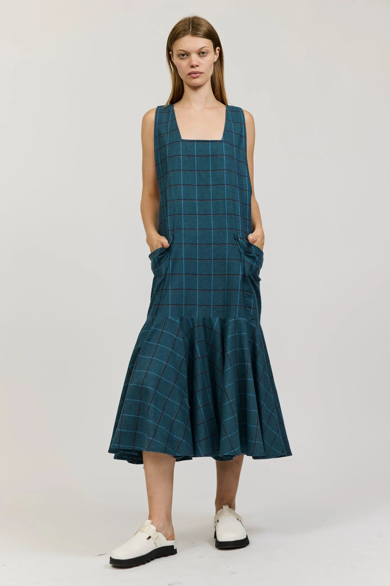 Meredith Dress in Plaid Flannel sold by Batsheva