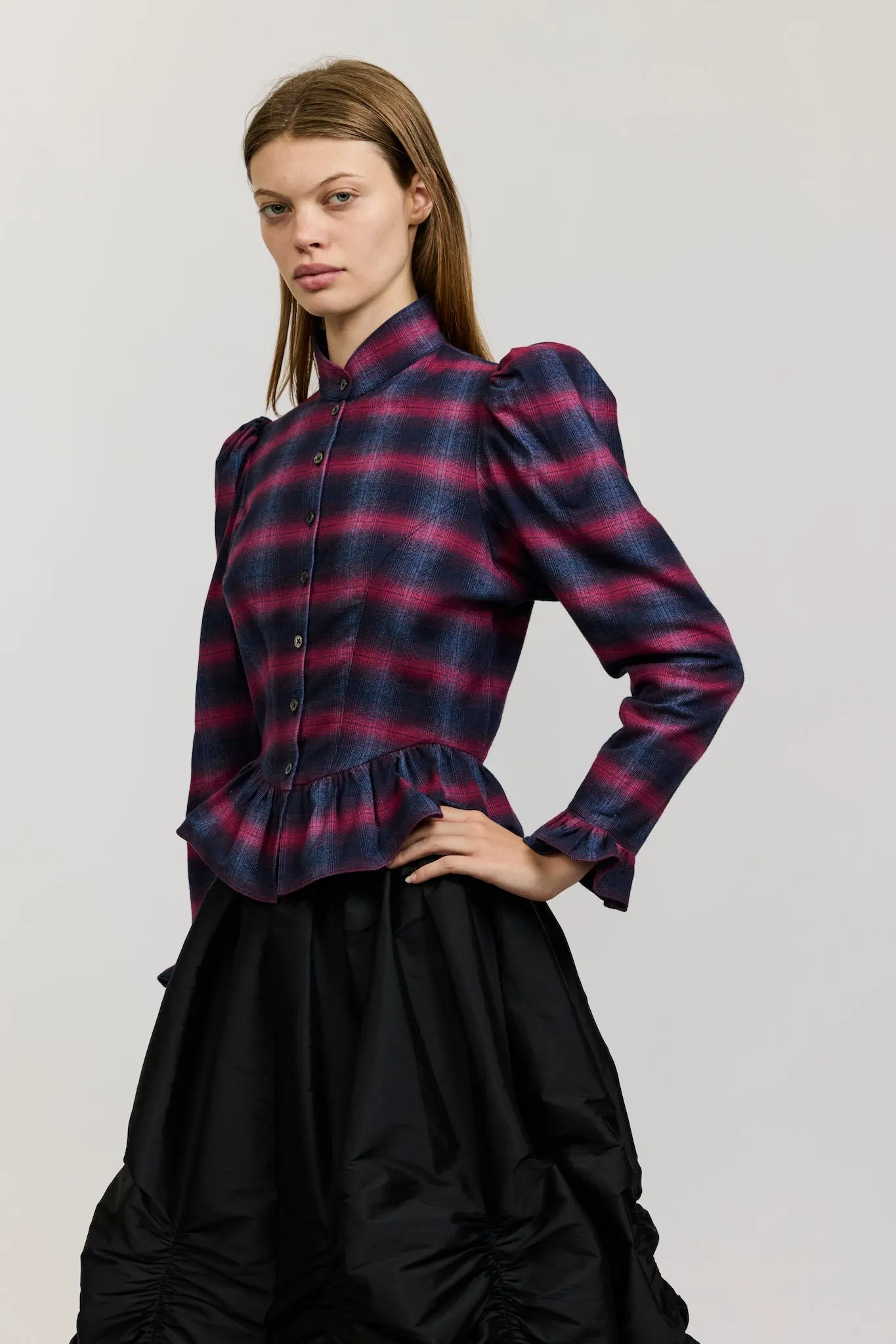 Grace Blouse in Plaid Flannel sold by Batsheva product image thumbnail 3