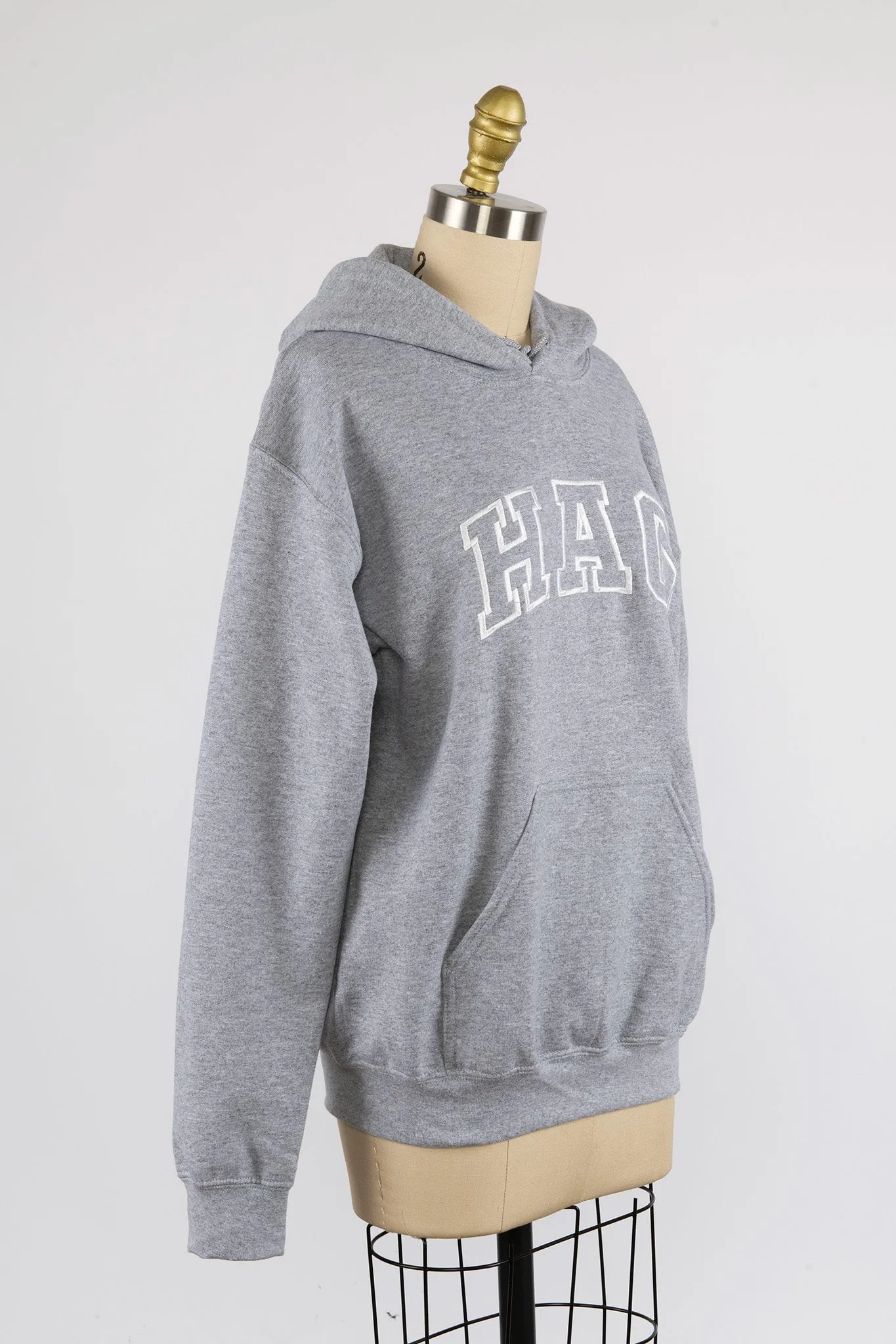 HAG Embroidered Hoodie in Grey sold by Batsheva product image thumbnail 2