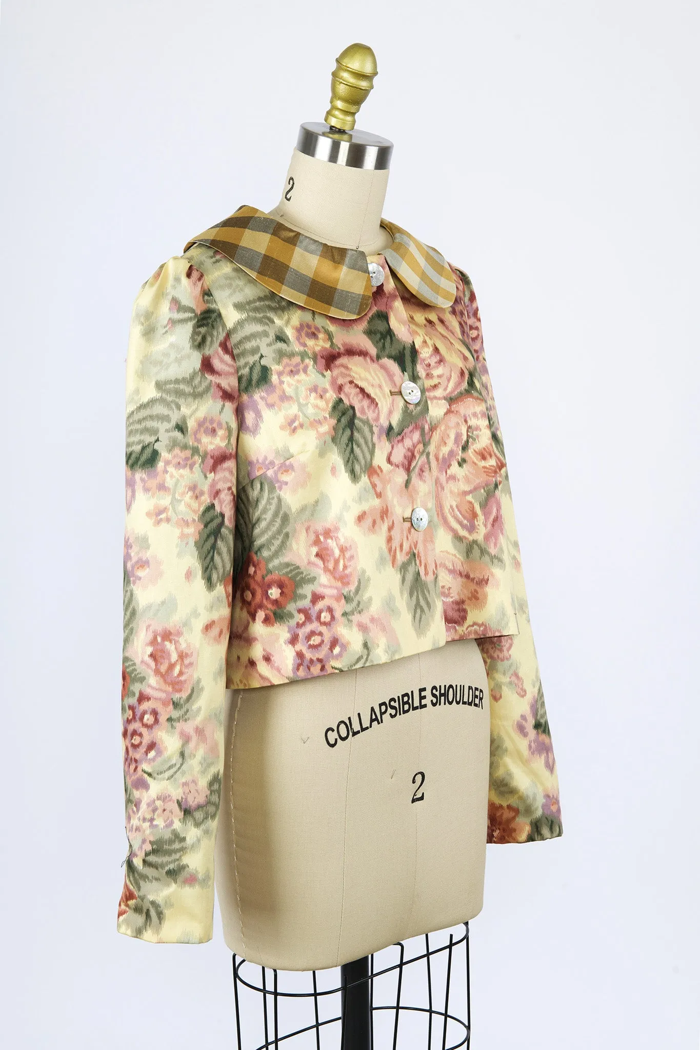 Peter Pan Coat in Vintage Floral and Gingham sold by Batsheva product image thumbnail 2