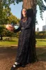 Mary Jane Dress in Mulberry Voile Floral Stripe sold by Batsheva