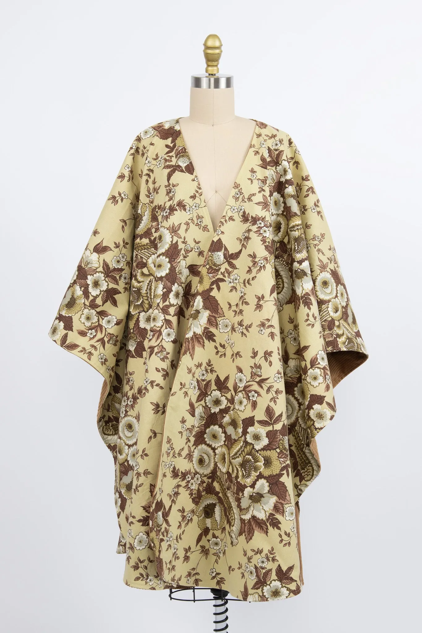 Shirley Cape in Vintage Floral Upholstery sold by Batsheva