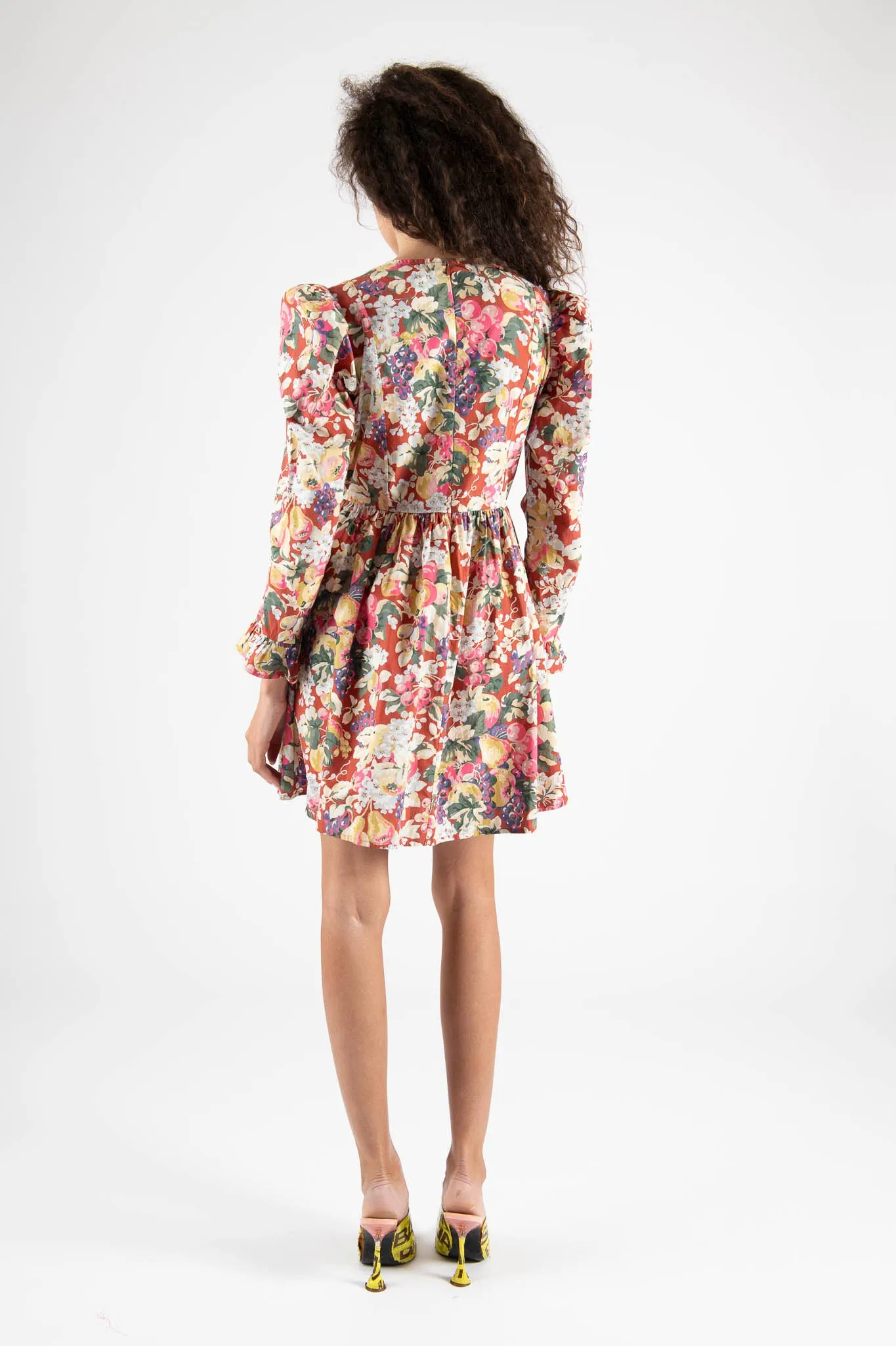 Sample Sale Square Neck Mini Prairie x Laura Ashley in Red Floral sold by Batsheva product image thumbnail 3