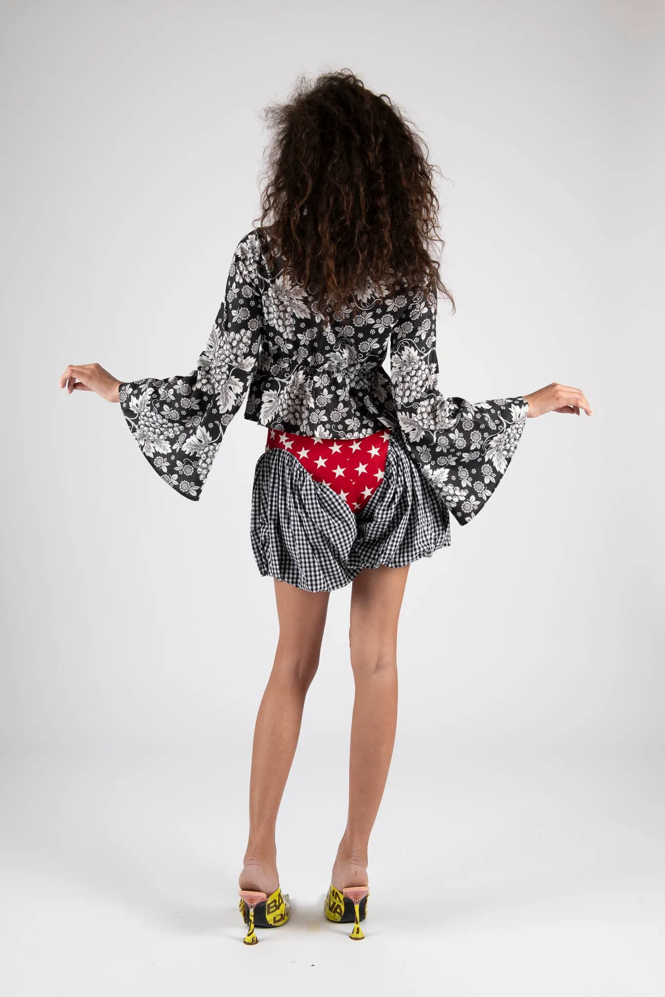 Sample Sale Bell Sleeves Blouse in Grapes Print sold by Batsheva product image thumbnail 5