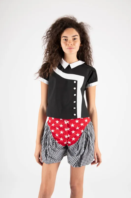 Sample Sale Peter Pan Cotton Top sold by Batsheva