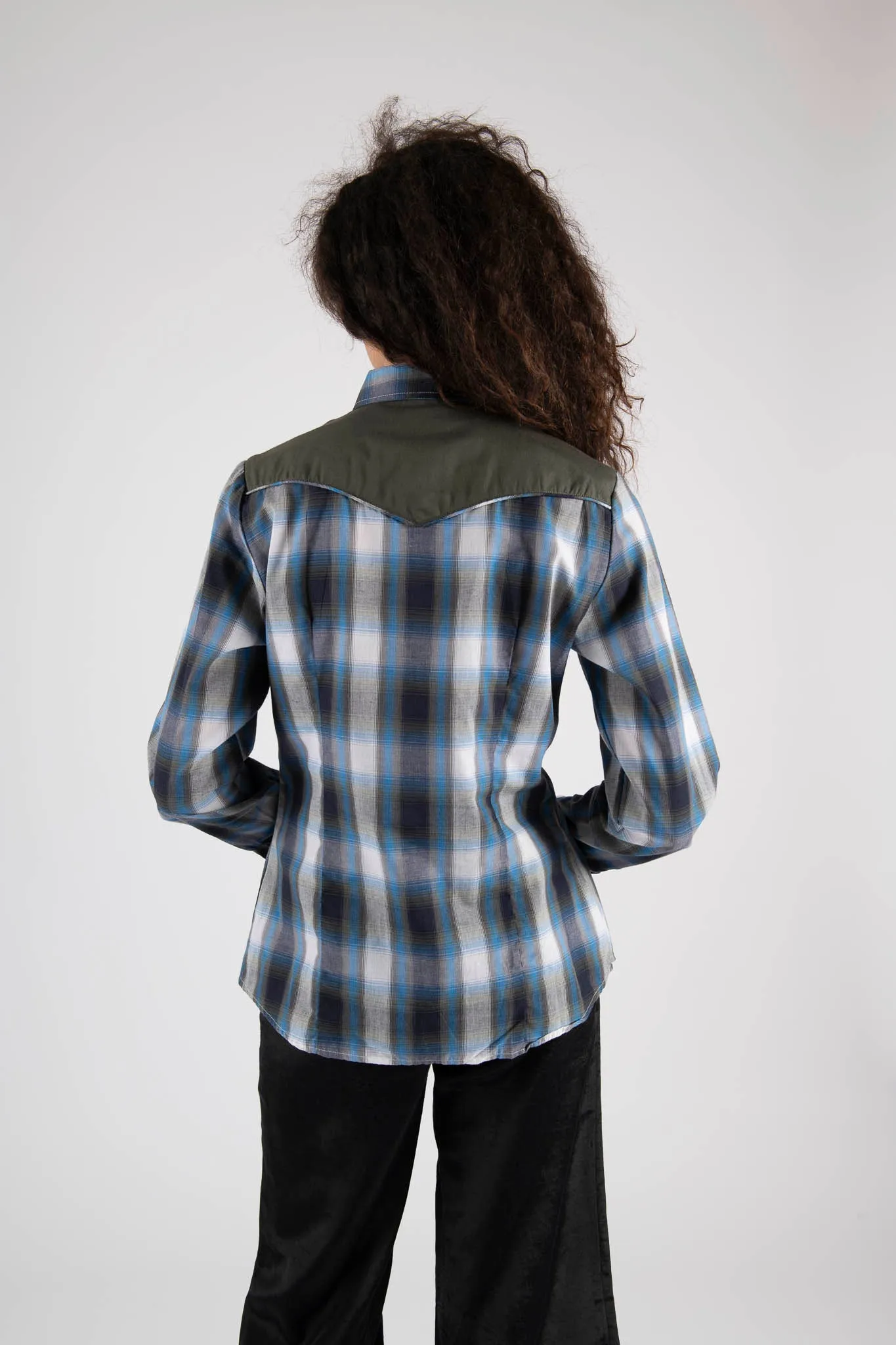 Sample Sale Vintage Roper Western Plaid Blouse sold by Batsheva product image thumbnail 4