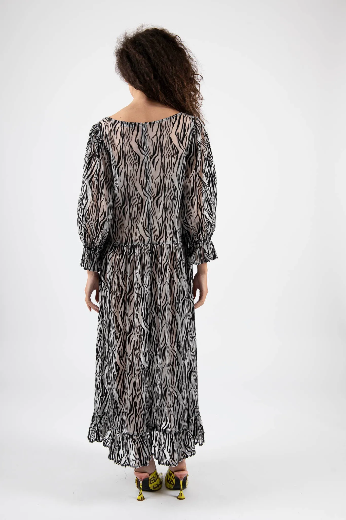 Sample Sale Maxi Dress in Zebra Tulle sold by Batsheva product image thumbnail 4