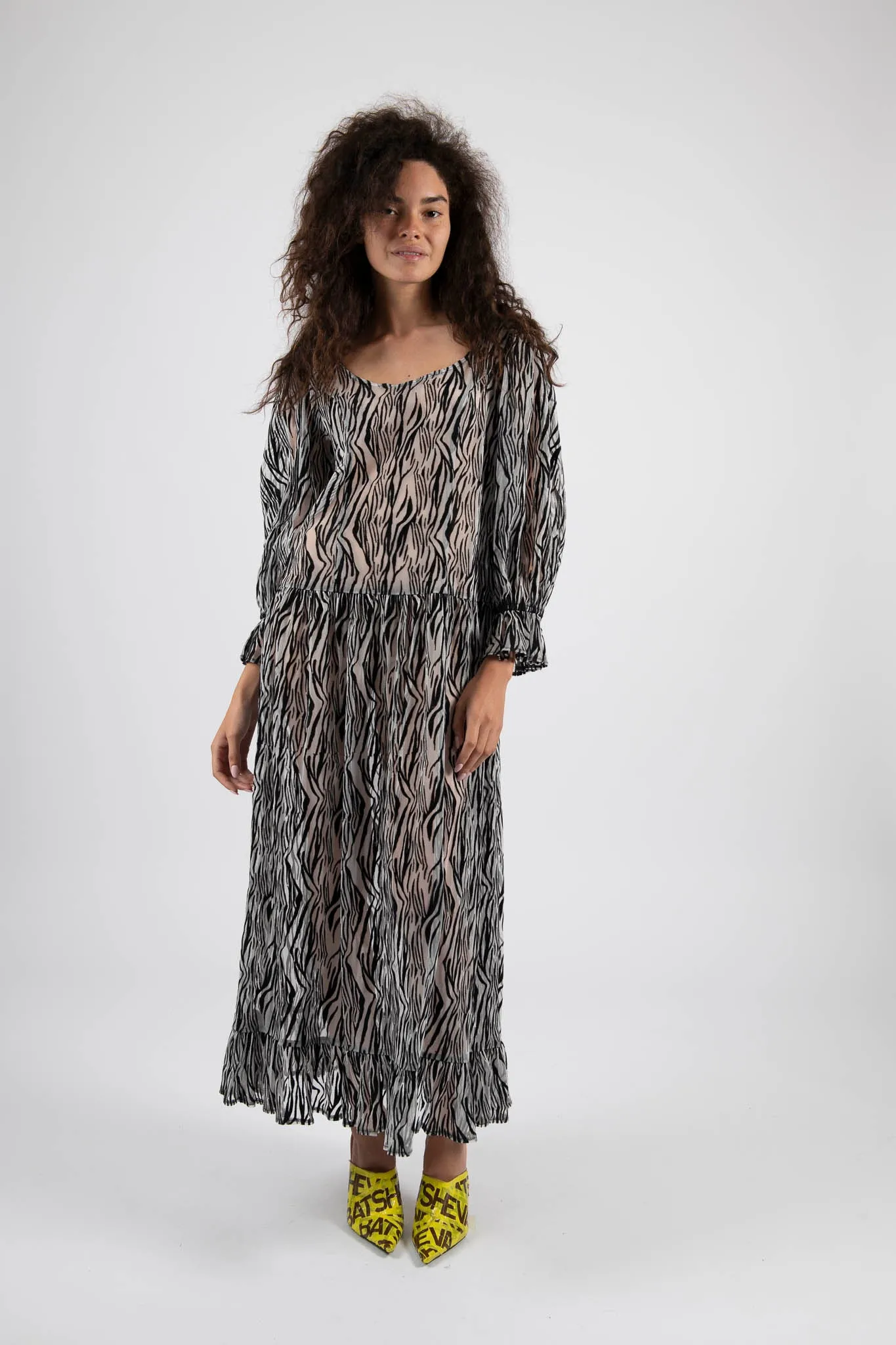 Sample Sale Maxi Dress in Zebra Tulle sold by Batsheva product image thumbnail 2
