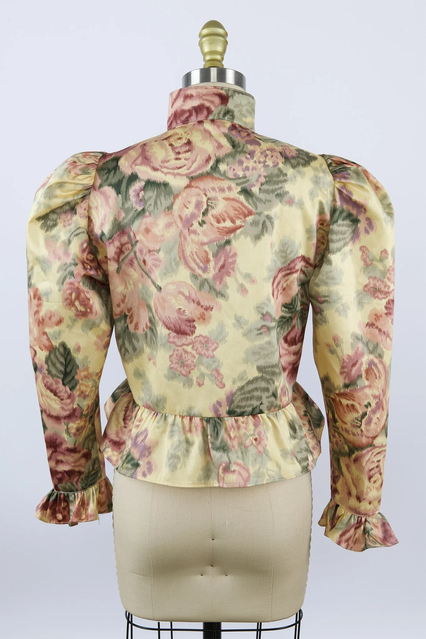 One-Of-A-Kind Grace Blouse in Vintage Yellow Floral sold by Batsheva product image thumbnail 2