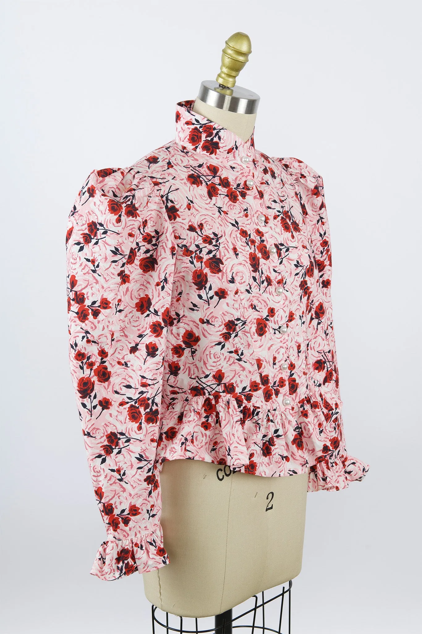 Grace Blouse in Vintage Rose Print sold by Batsheva product image thumbnail 3