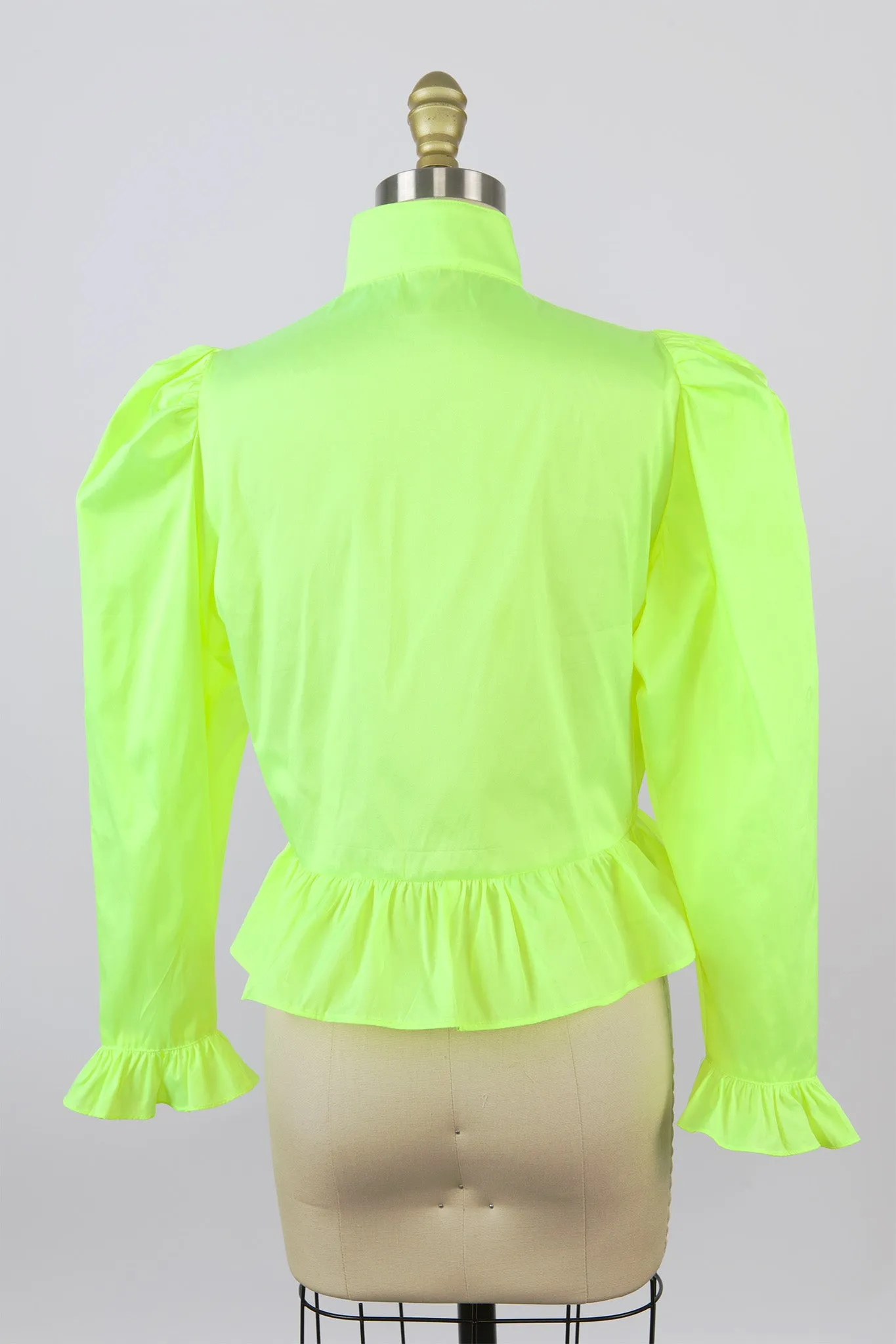 Grace Blouse in Neon Yellow Taffeta sold by Batsheva product image thumbnail 3