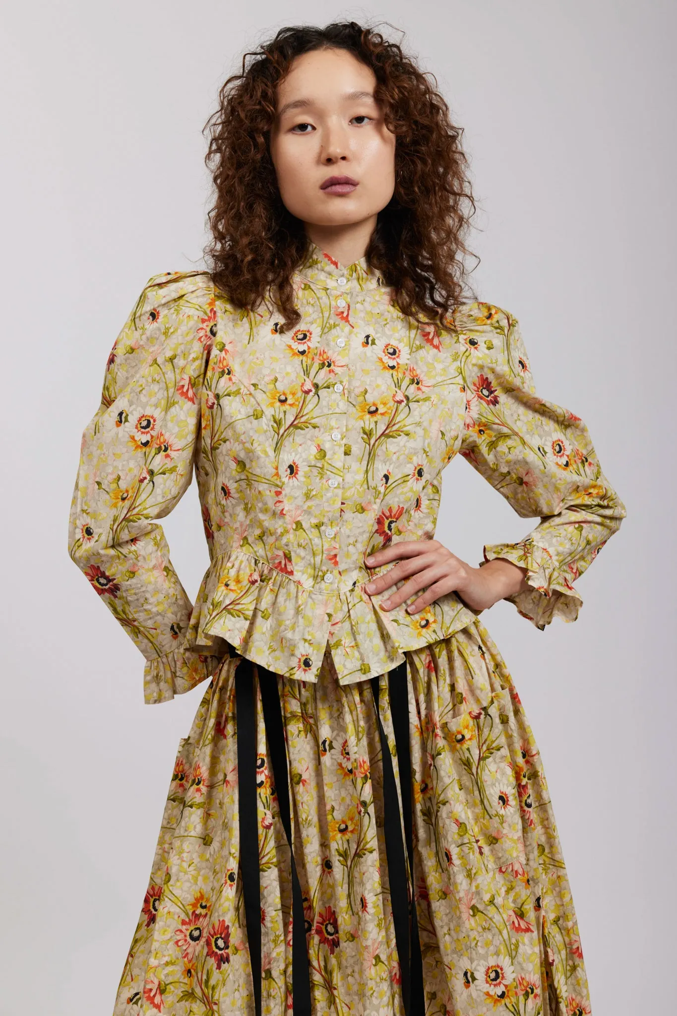 Sample Sale Grace Blouse in Witton Floral sold by Batsheva product image thumbnail 4