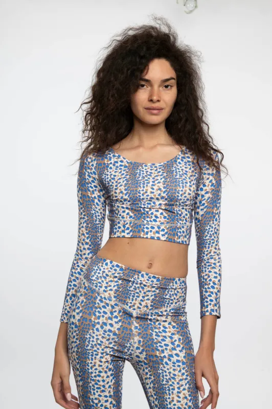 Workout Top in Leopard Print sold by Batsheva