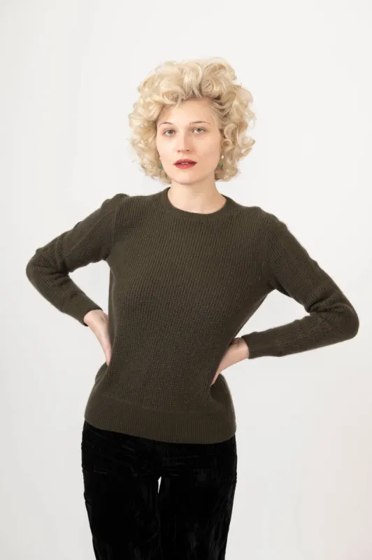 Sample Sale Vintage Ralph Lauren Waffle Knit Sweater made by Batsheva