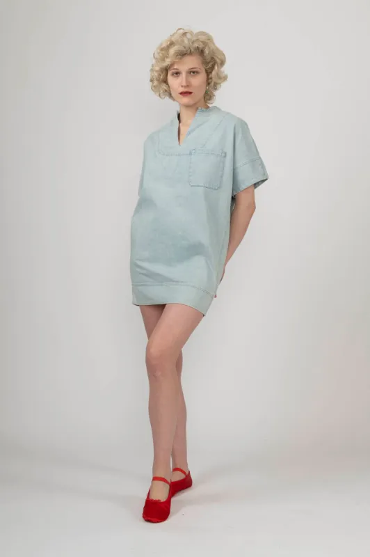 Sample Sale Vintage Stella McCartney Tunic in Washed Denim sold by Batsheva