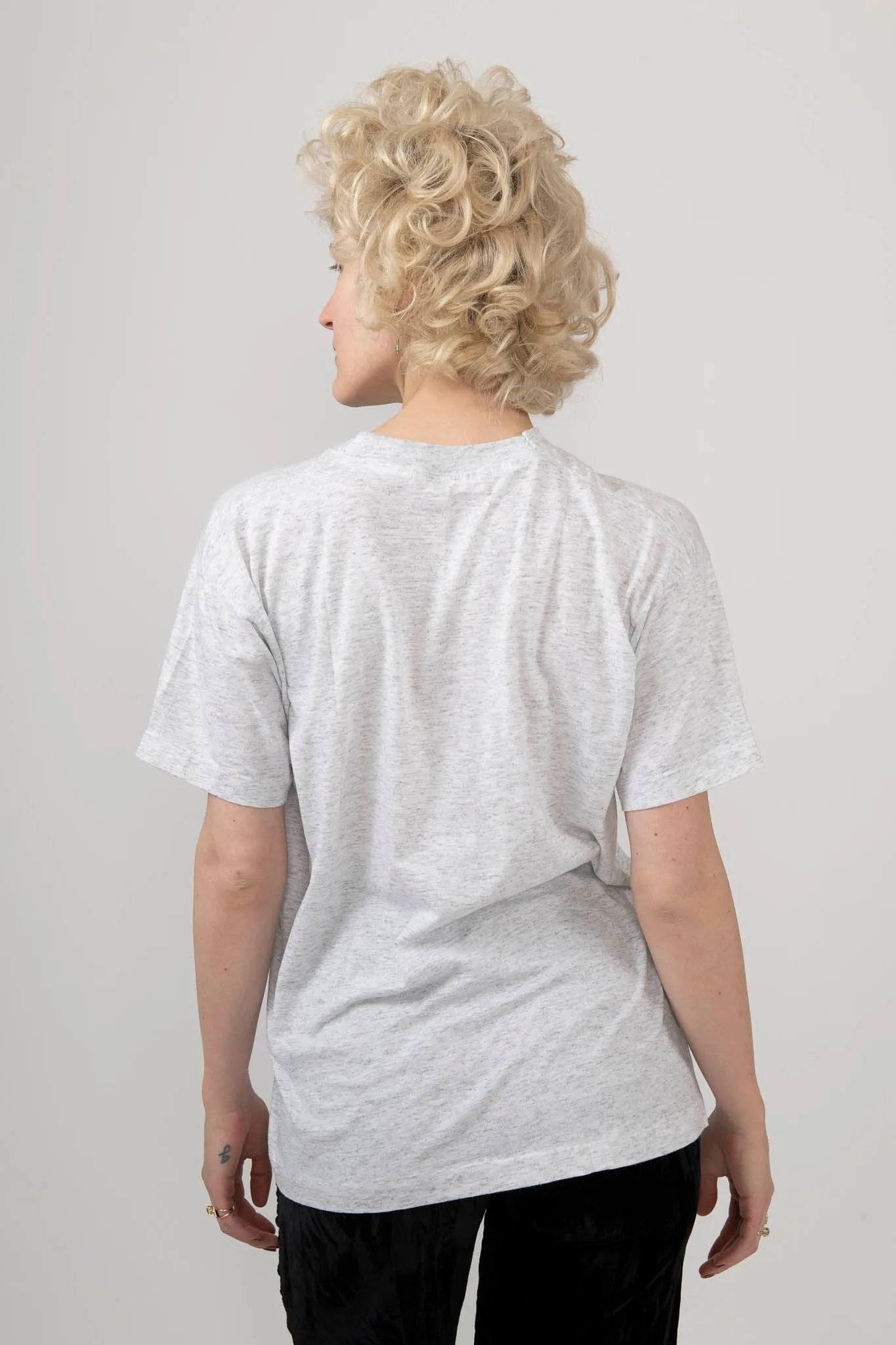 Sample Sale Vintage Stuck in the 50's Tee in Heather Gray sold by Batsheva product image thumbnail 4