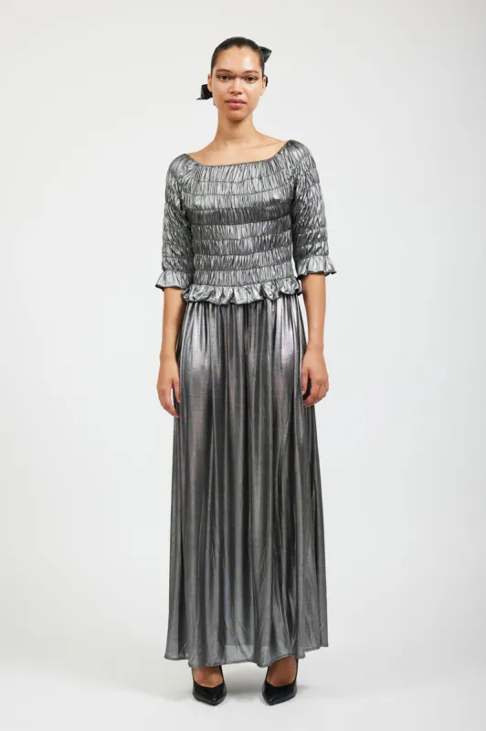 Sample Sale Oak Dress in Silver made by Batsheva