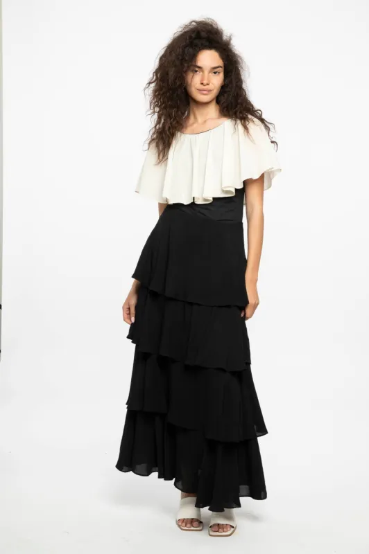 Bell Skirt in Black made by Batsheva
