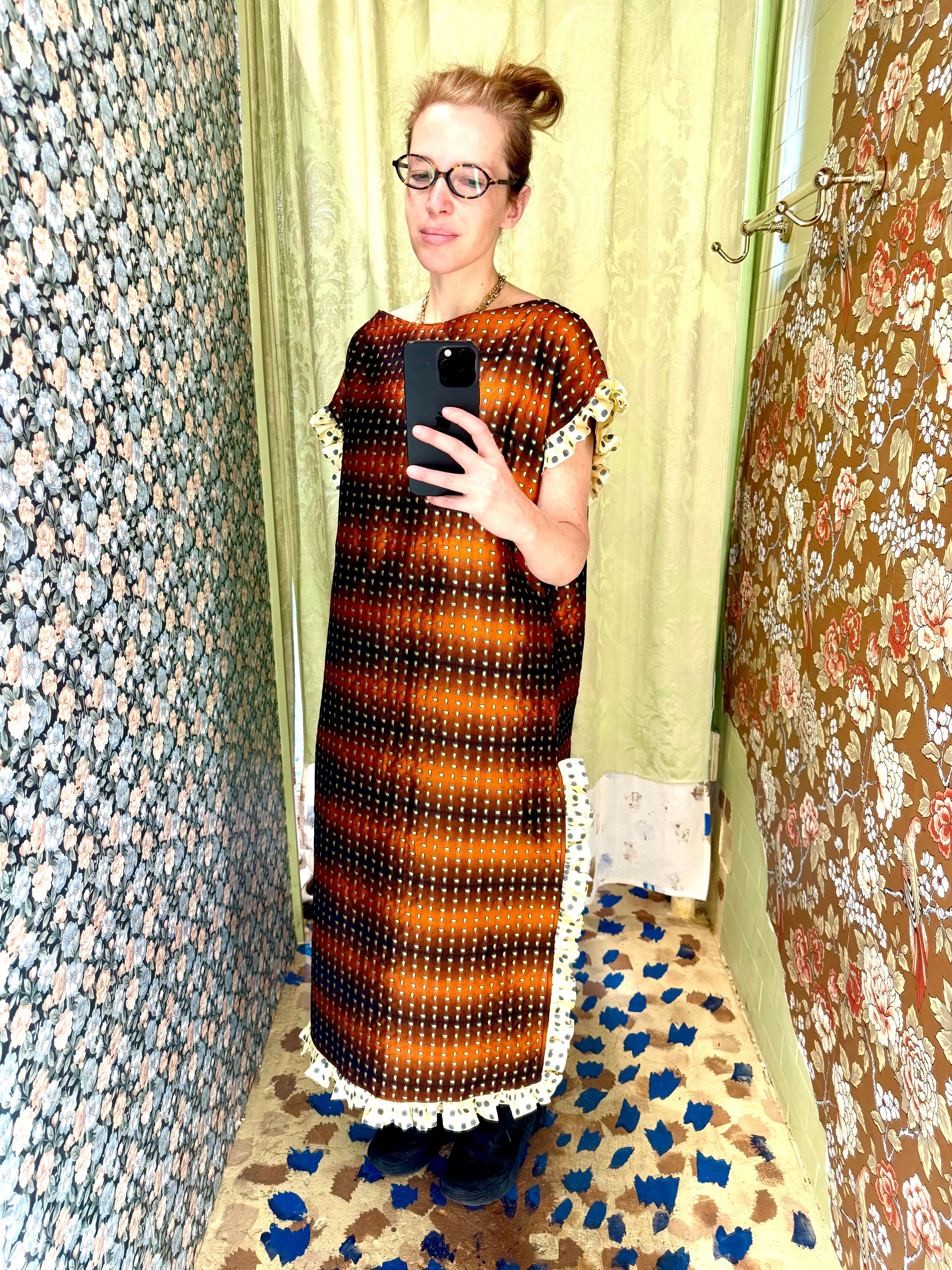 Caftan in Vintage Ombré Paisley Silk sold by Batsheva product image thumbnail 3