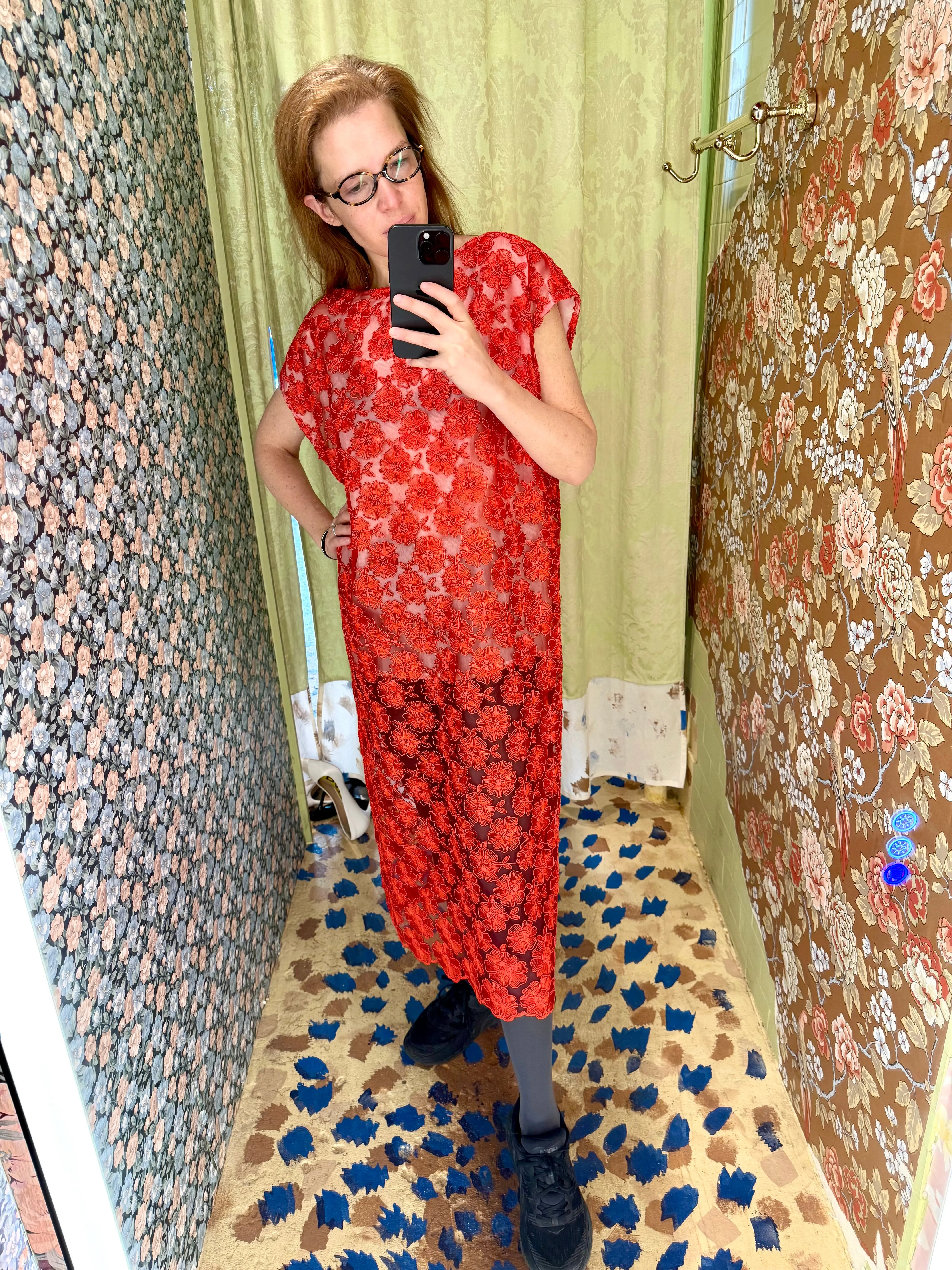 Caftan in Poppy Soutache sold by Batsheva