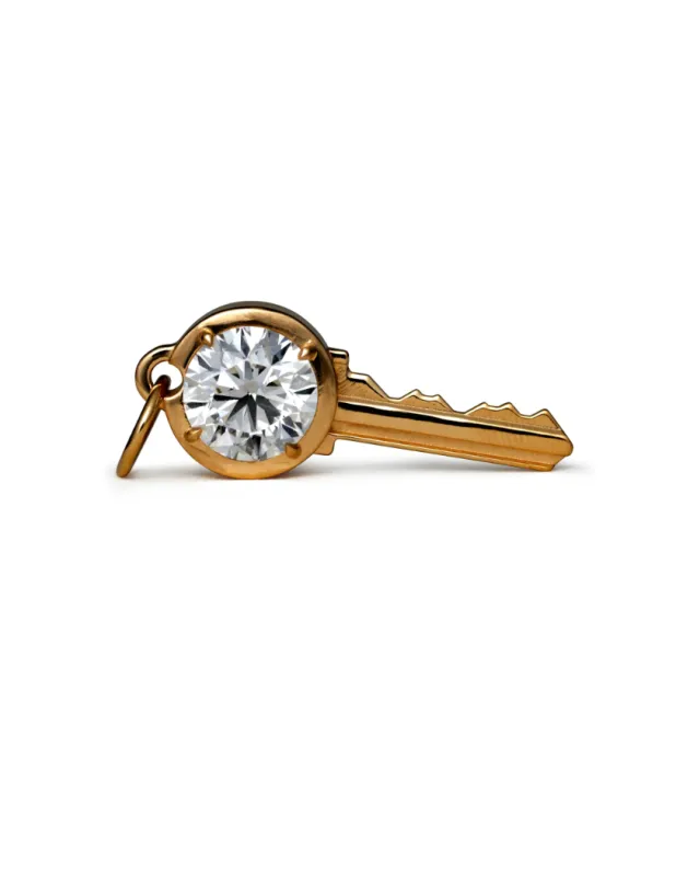 The Round Key Pendant made by Batsheva