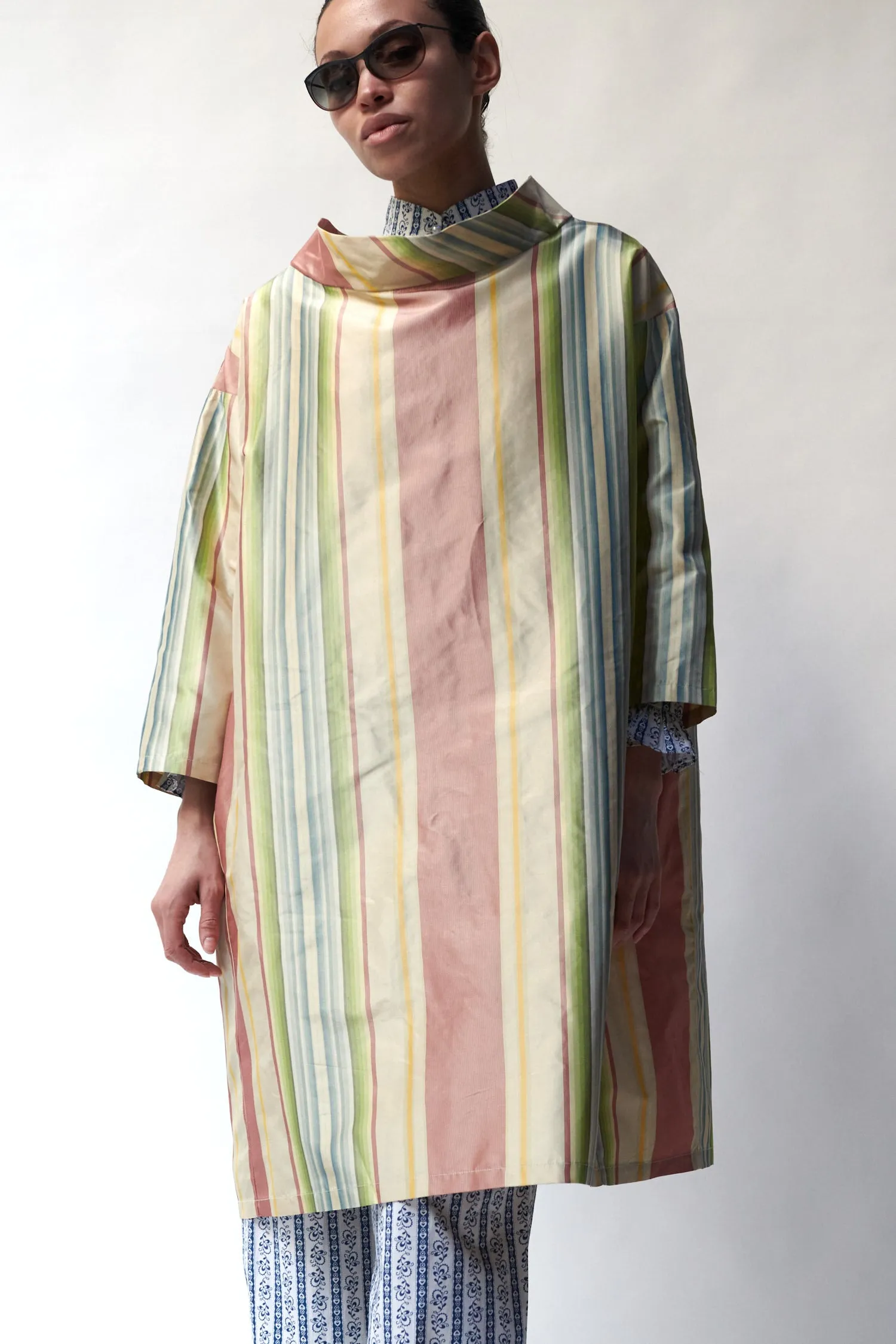 Abigail Dress in Striped Silk Taffeta sold by Batsheva product image thumbnail 2