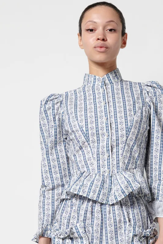 Grace Blouse in White Lily sold by Batsheva