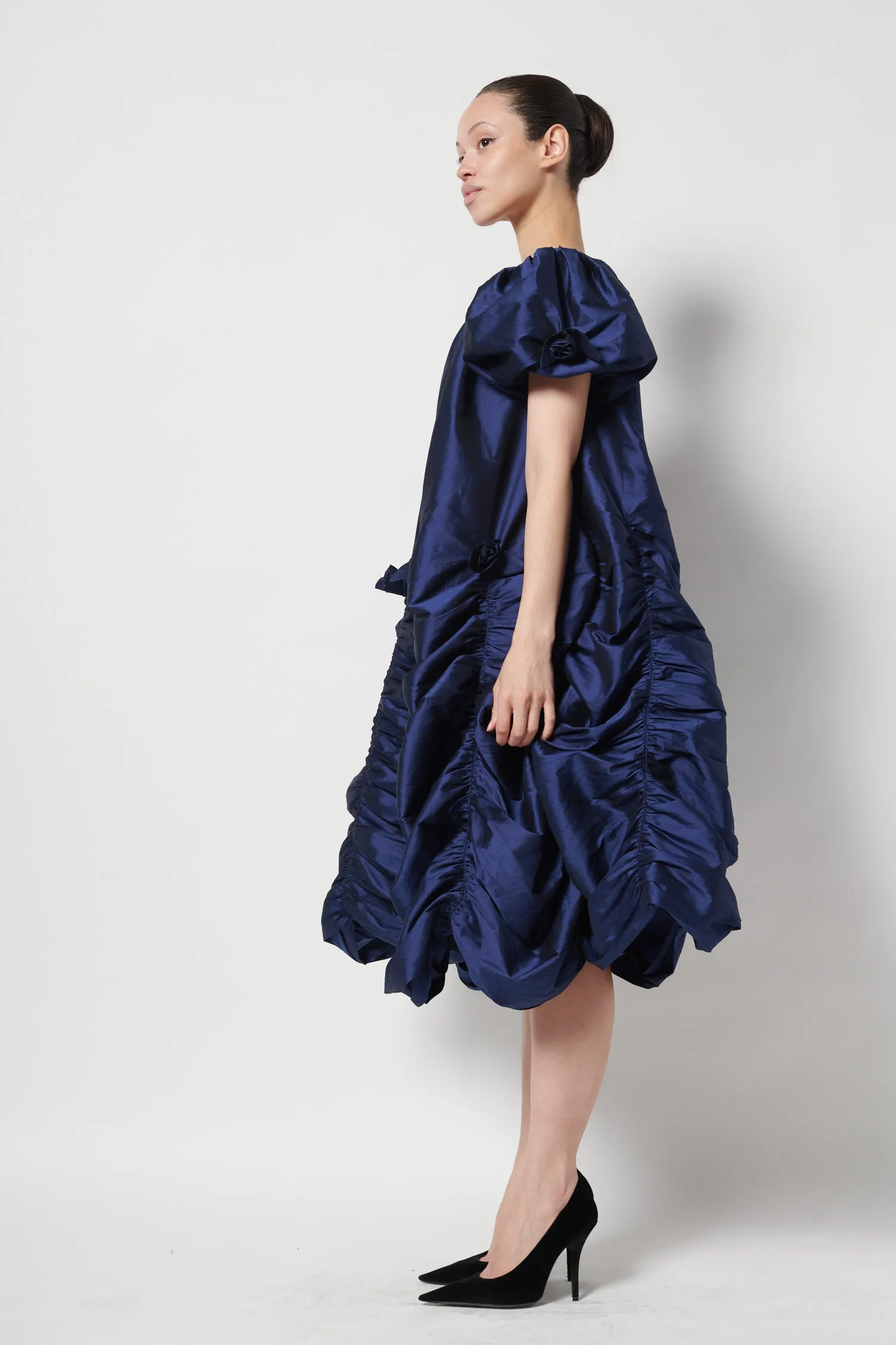 Rosie Dress in Navy Taffeta sold by Batsheva product image thumbnail 5