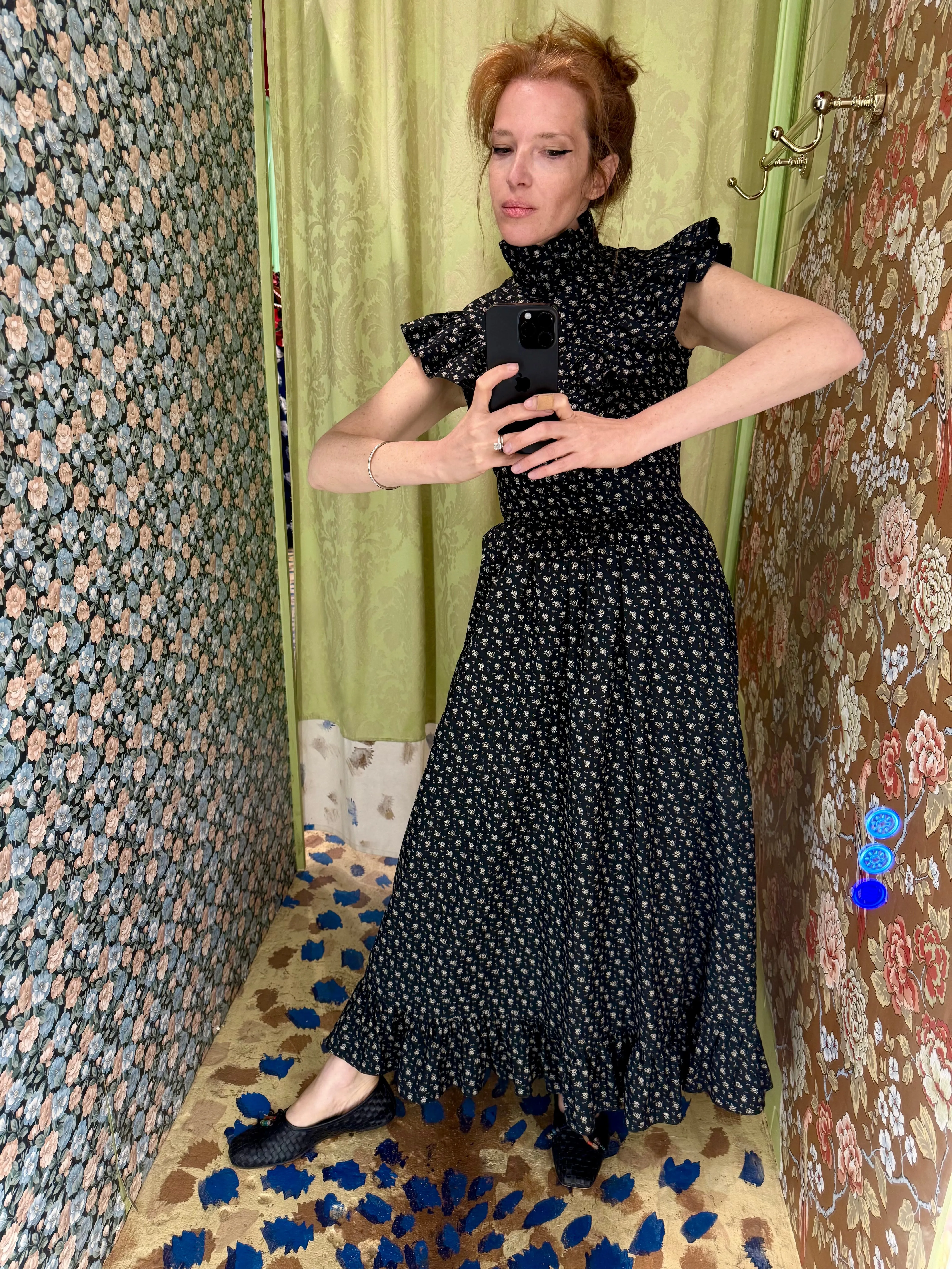Caroline Dress in Black Floral sold by Batsheva product image thumbnail 2