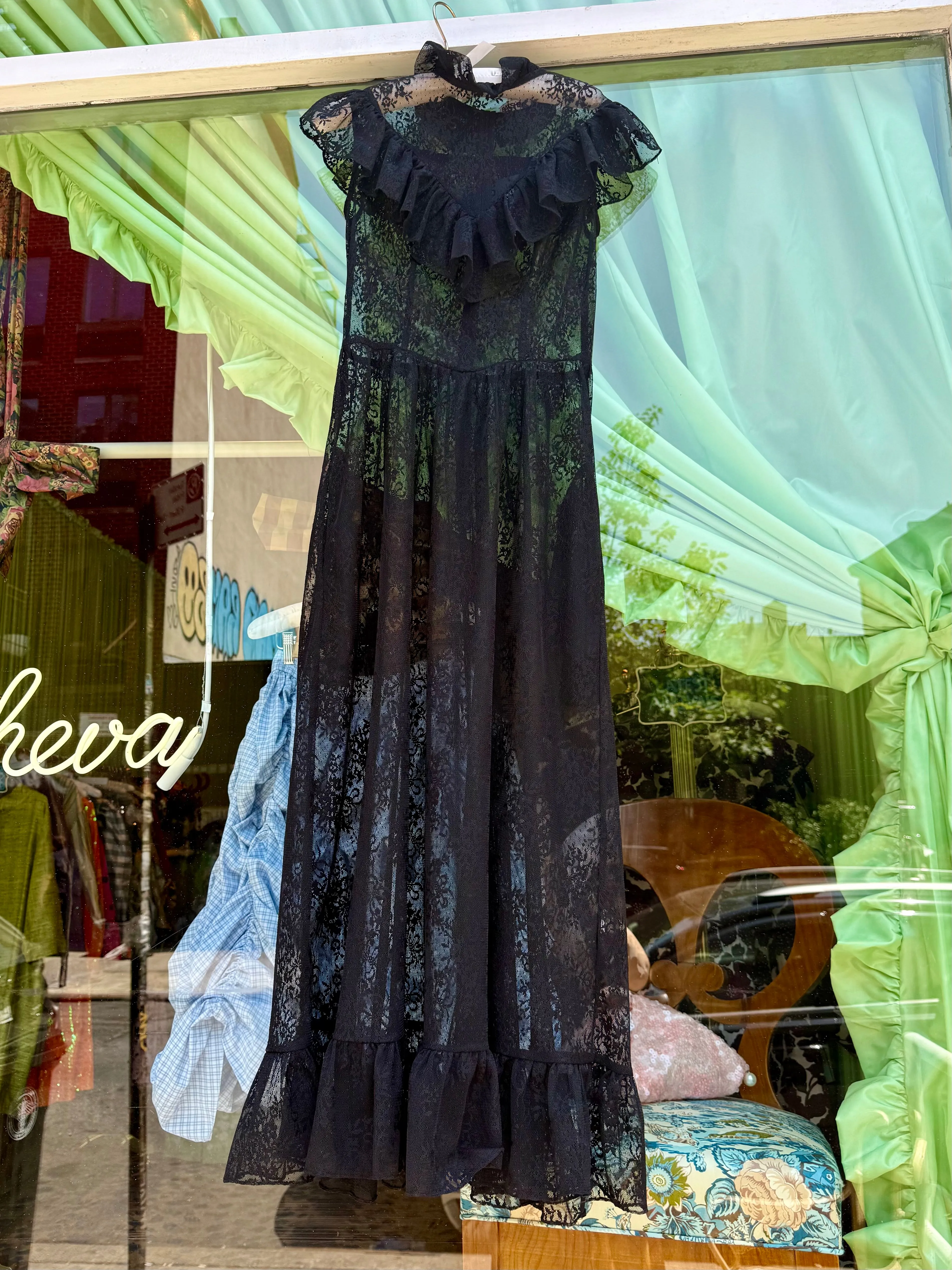 Caroline Dress in Black Lace sold by Batsheva product image thumbnail 3