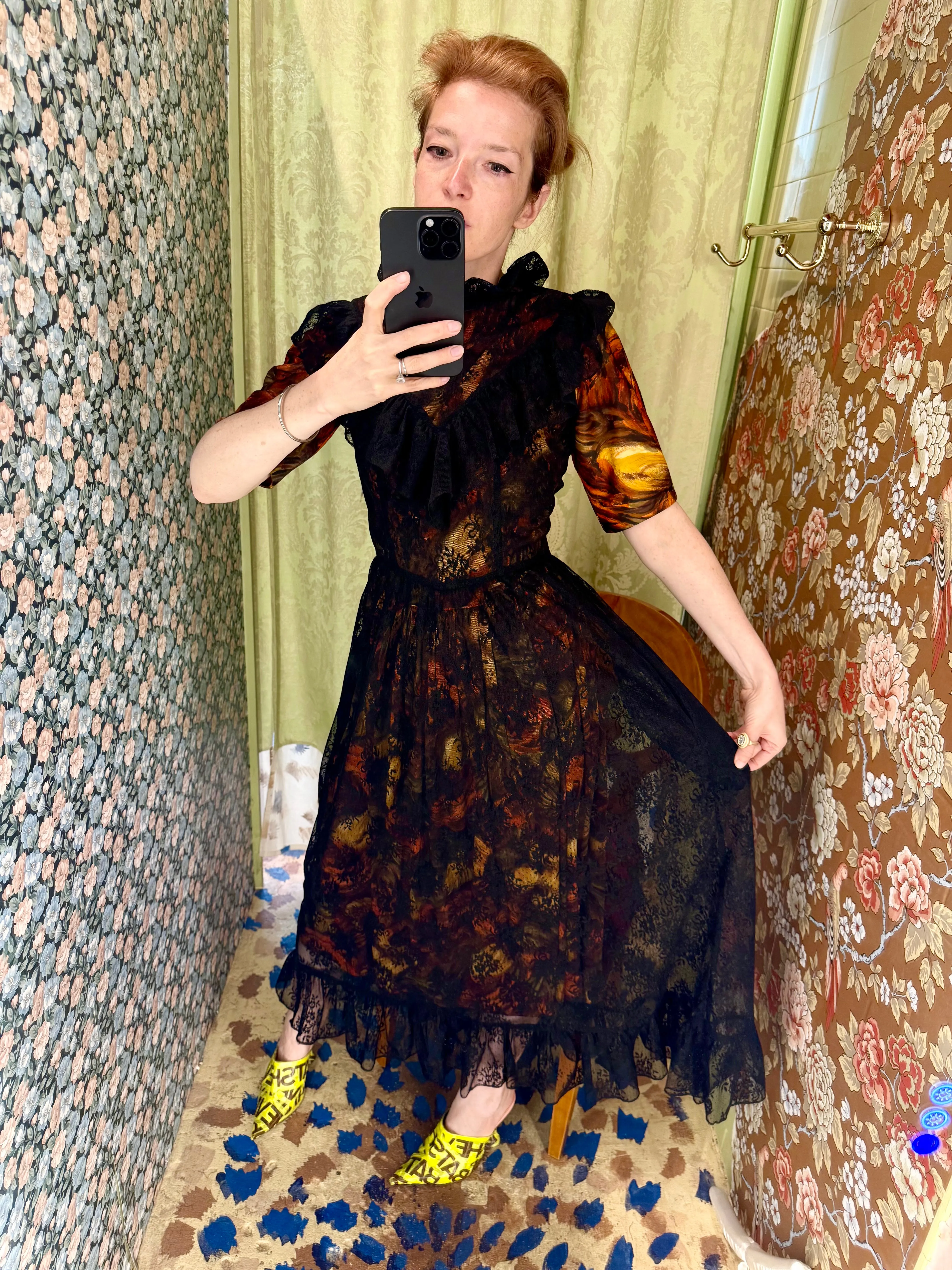 Caroline Dress in Black Lace sold by Batsheva product image thumbnail 2