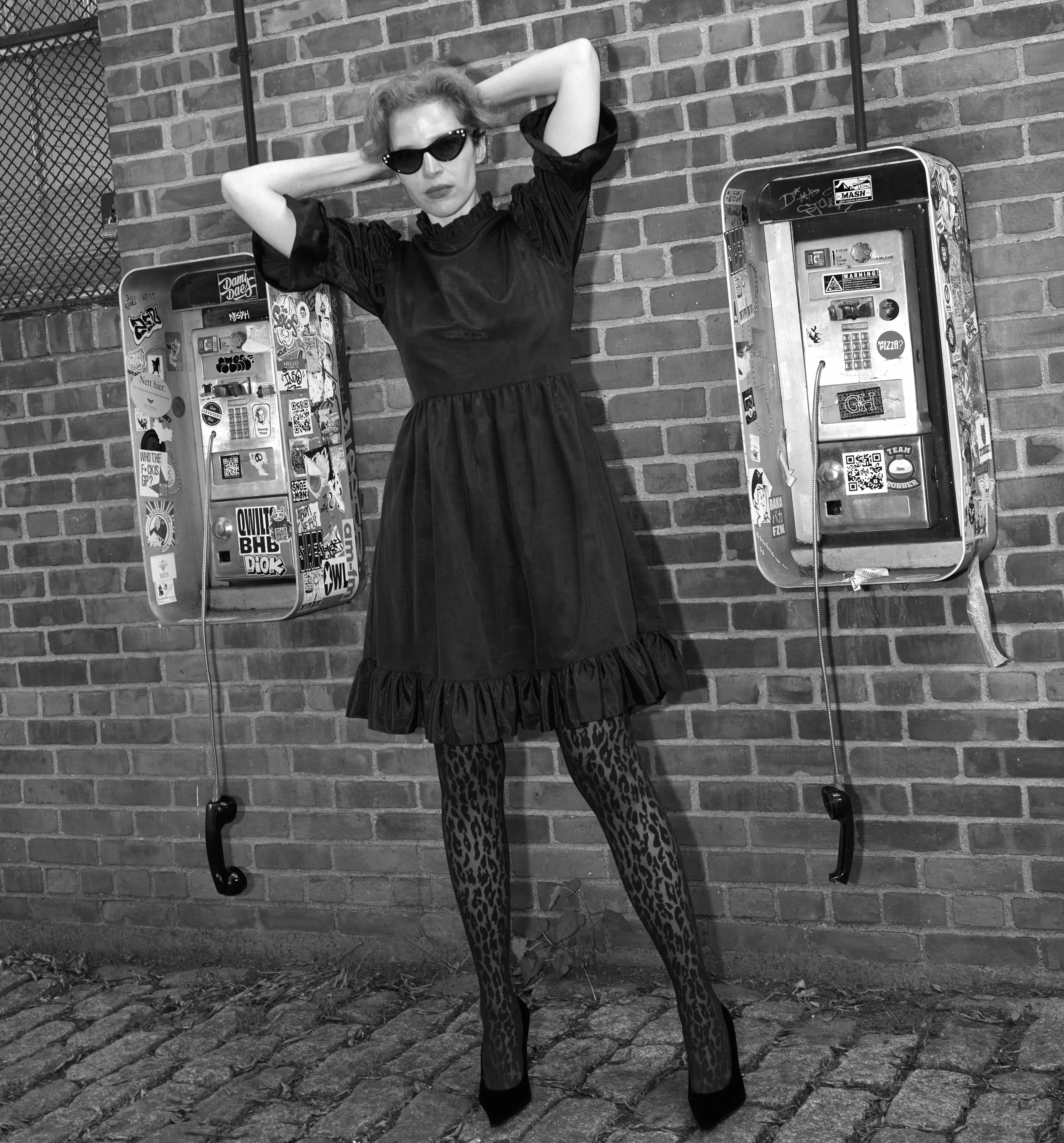 Spring Prairie Dress in Black Moiré sold by Batsheva product image thumbnail 2