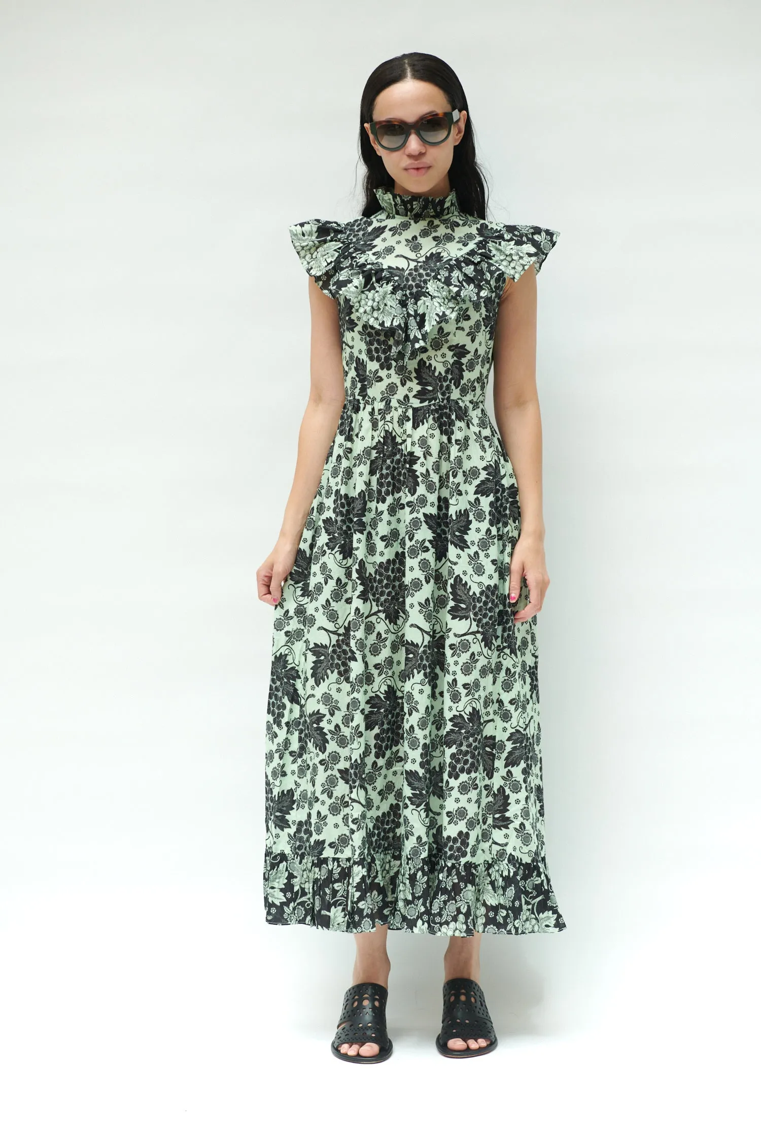 Caroline Dress in Grapes sold by Batsheva product image thumbnail 3