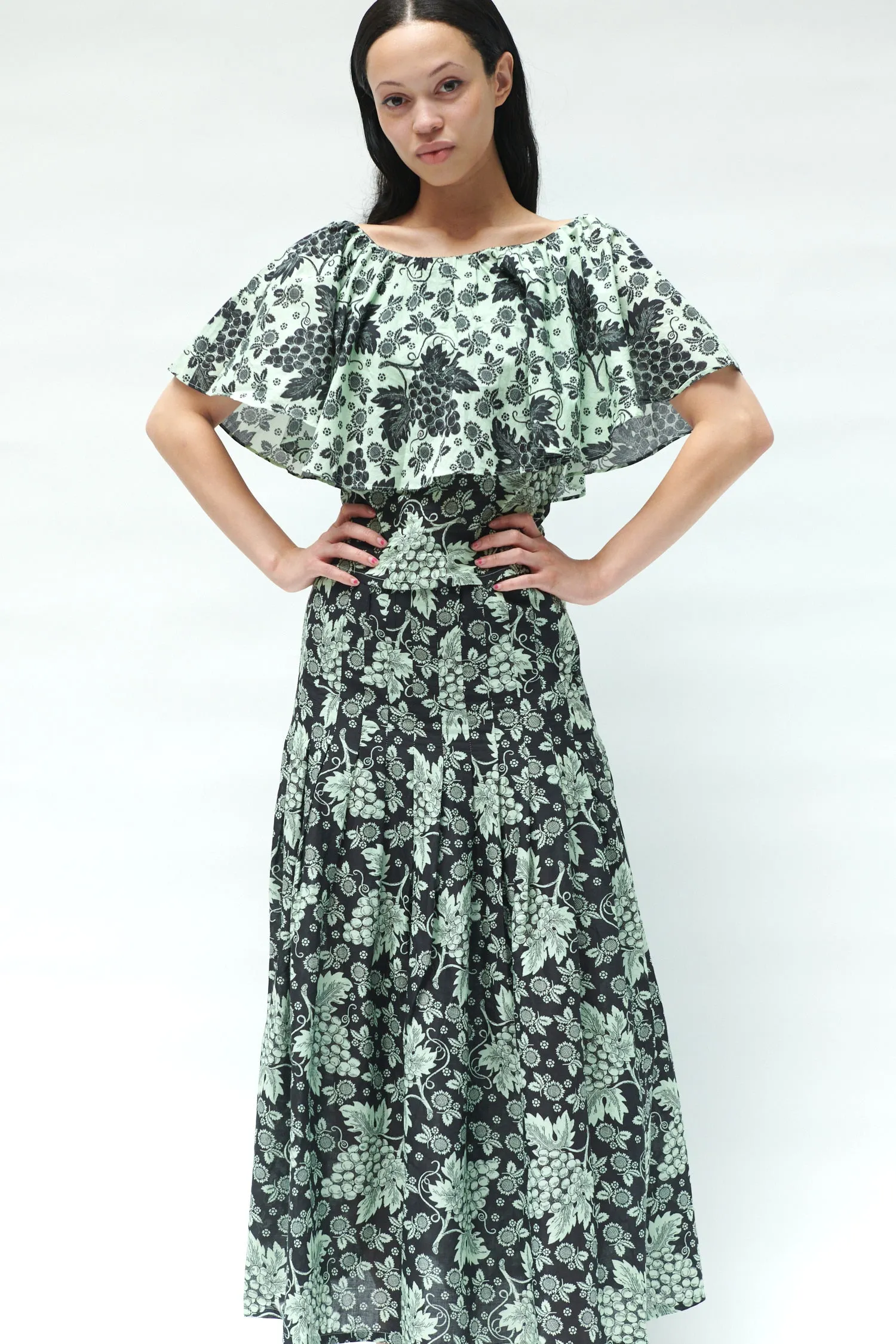 Cyn Skirt in Grapes sold by Batsheva