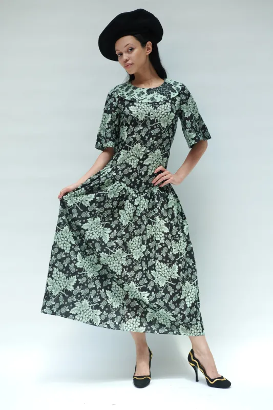 Rosemary Dress in Grapes sold by Batsheva